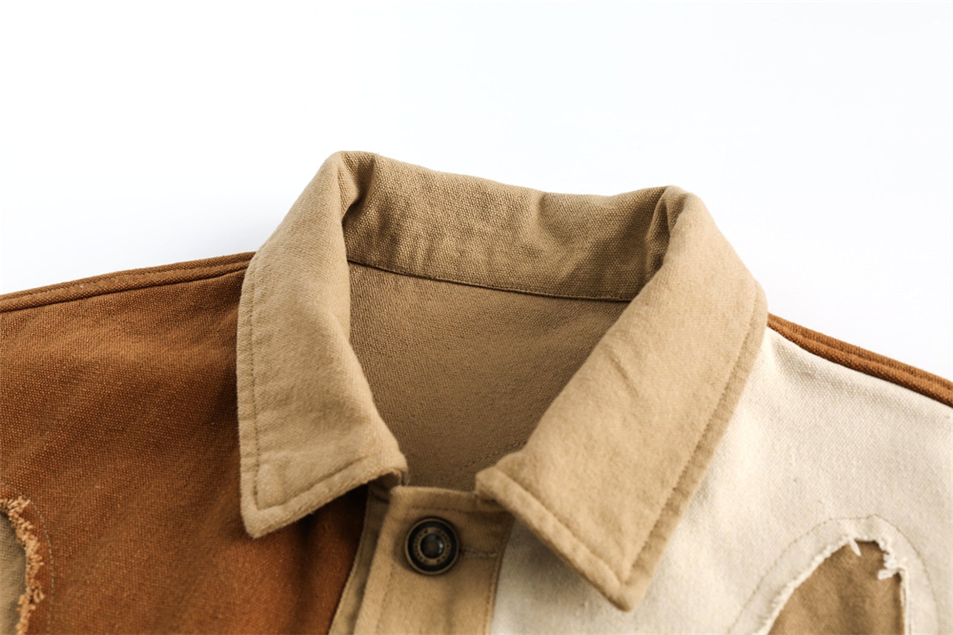 1. Niche Loose Turn-down Collar Coat Tide - enhanced image 14