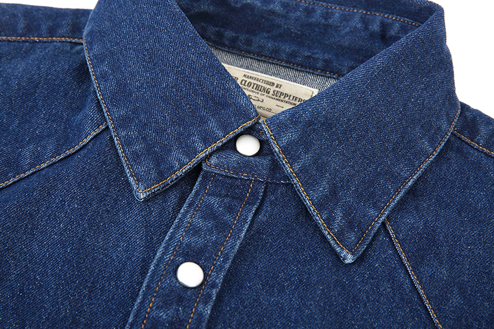 Classic Bag Flower Wash Denim Shirt - enhanced image 14