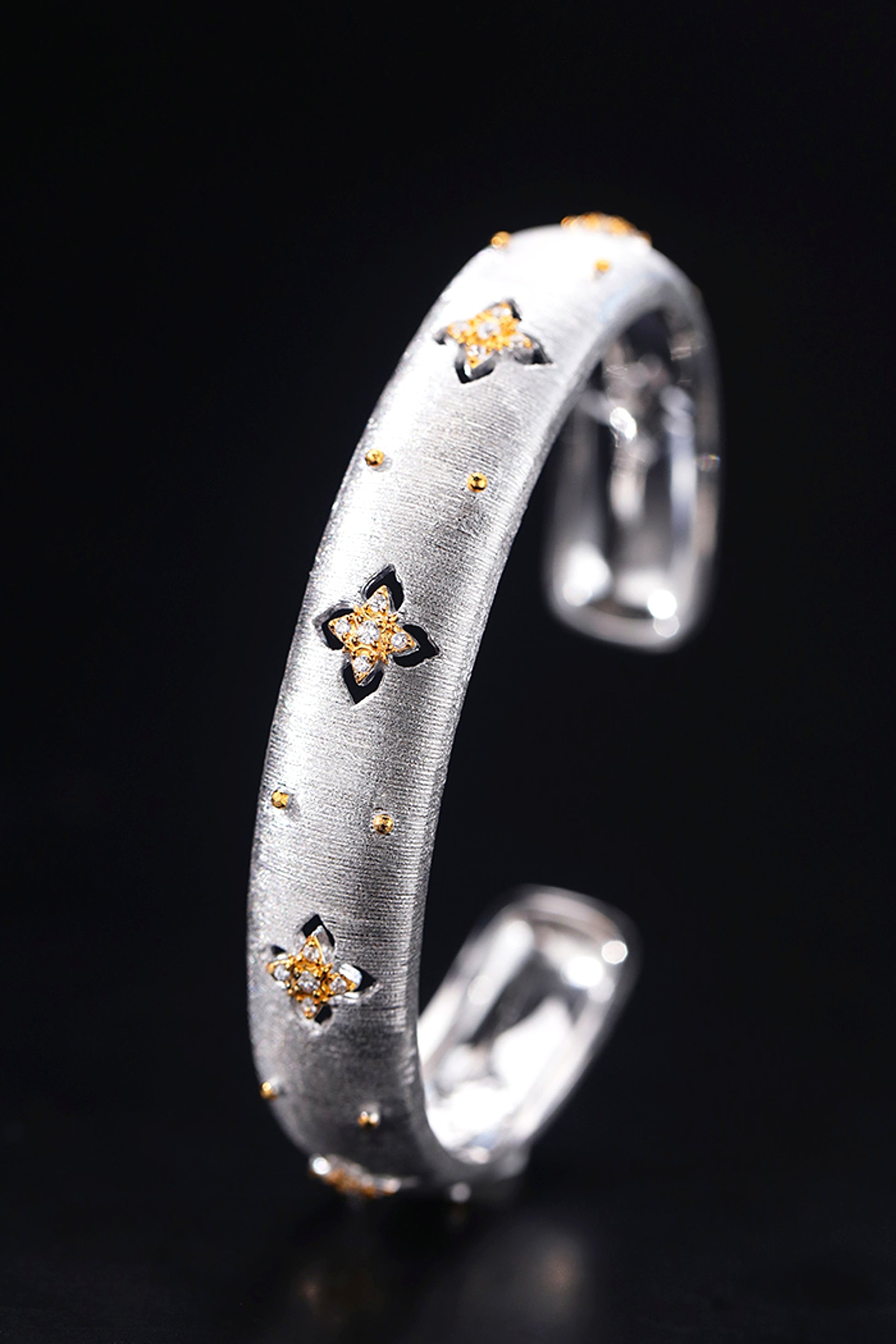 European And American Retro Brushed Bracelet S925 Silver - enhanced image 14