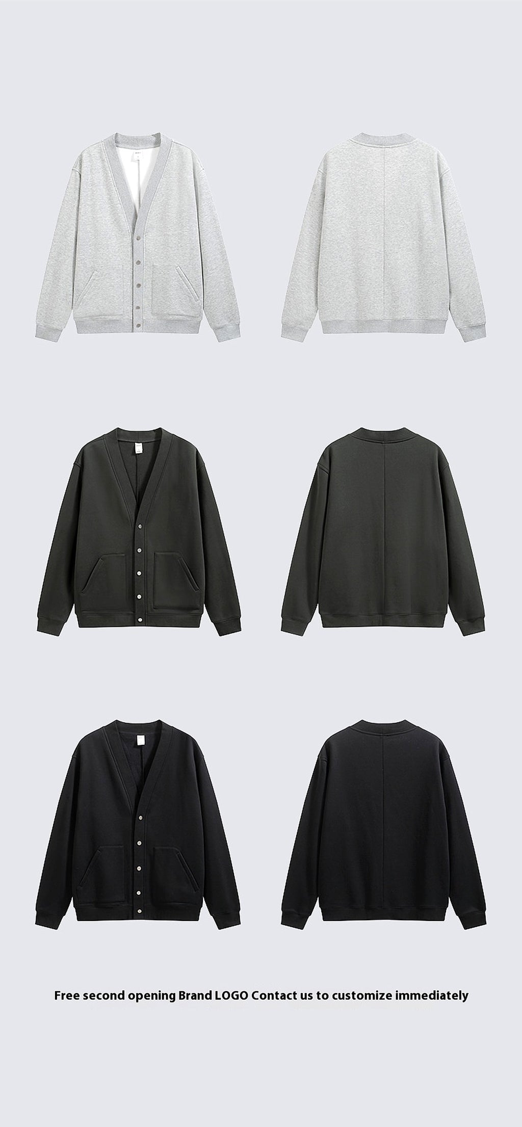 Flame Single-layer Fleece-lined Cardigan Coat Loose-fitting Casual Pullover - enhanced image 14