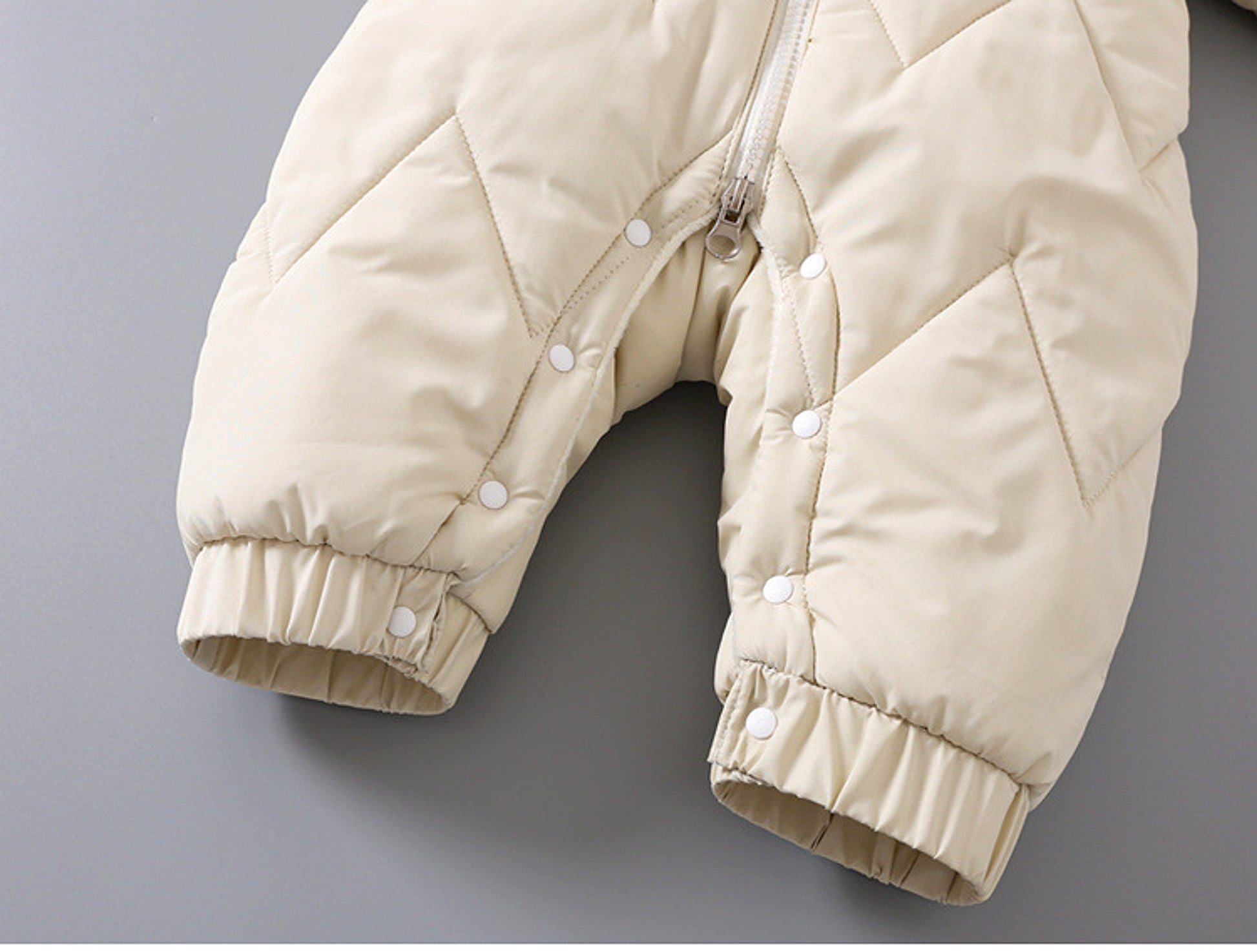 FrostNest™ – Padded Baby Winter Romper with Hat - enhanced image 14