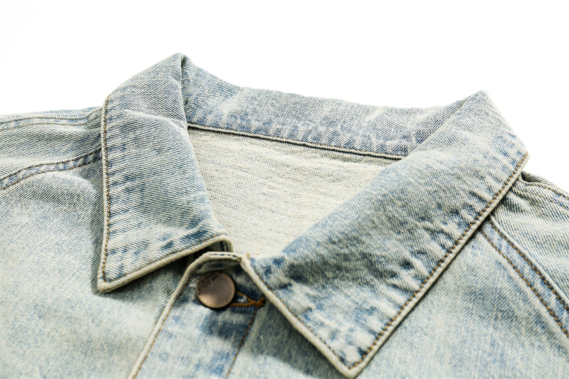 A.1  High Street Old Washing Water Denim Jacket  Women - enhanced image 14