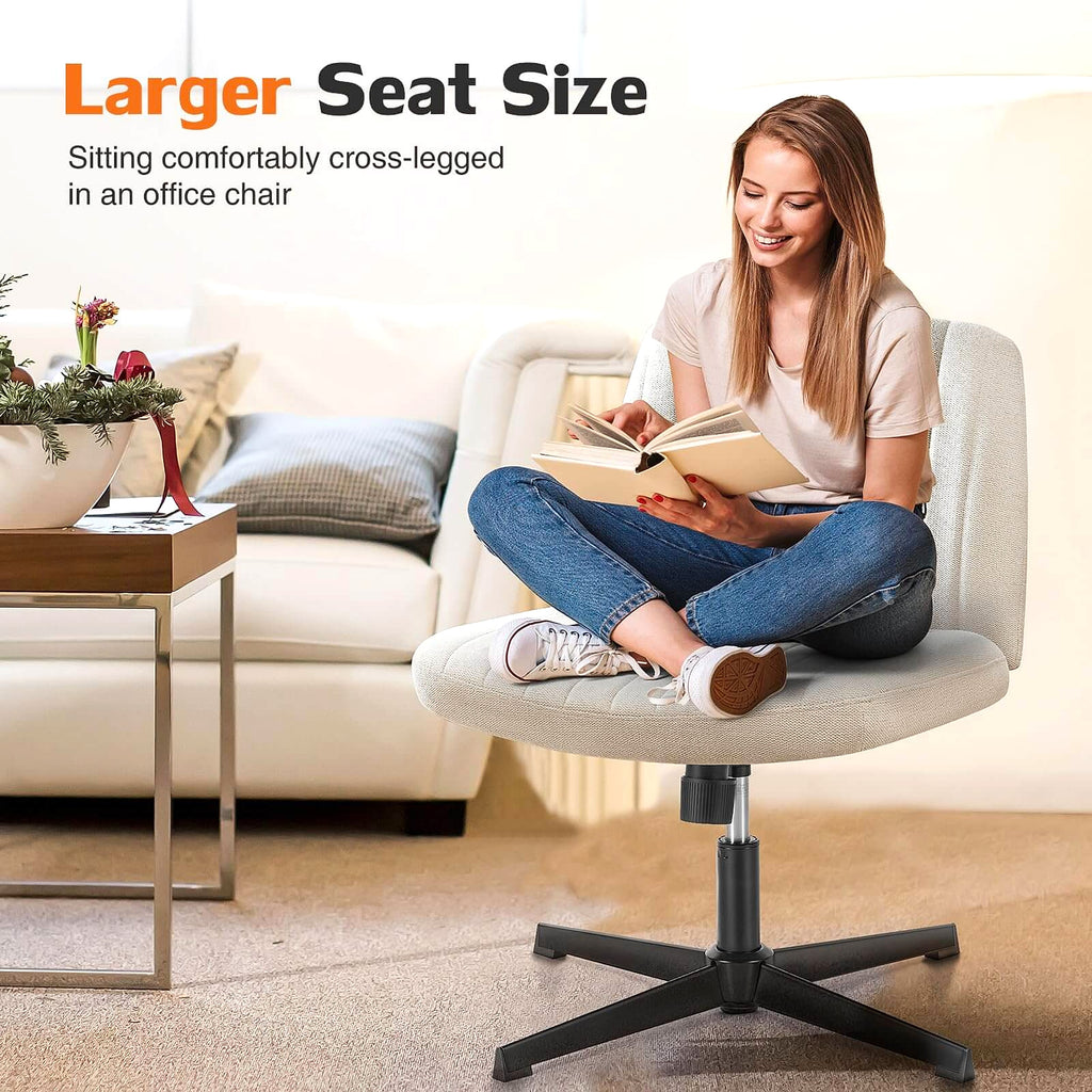 LuneluX_Home – Crossover Armless Swivel Chair - enhanced image 14