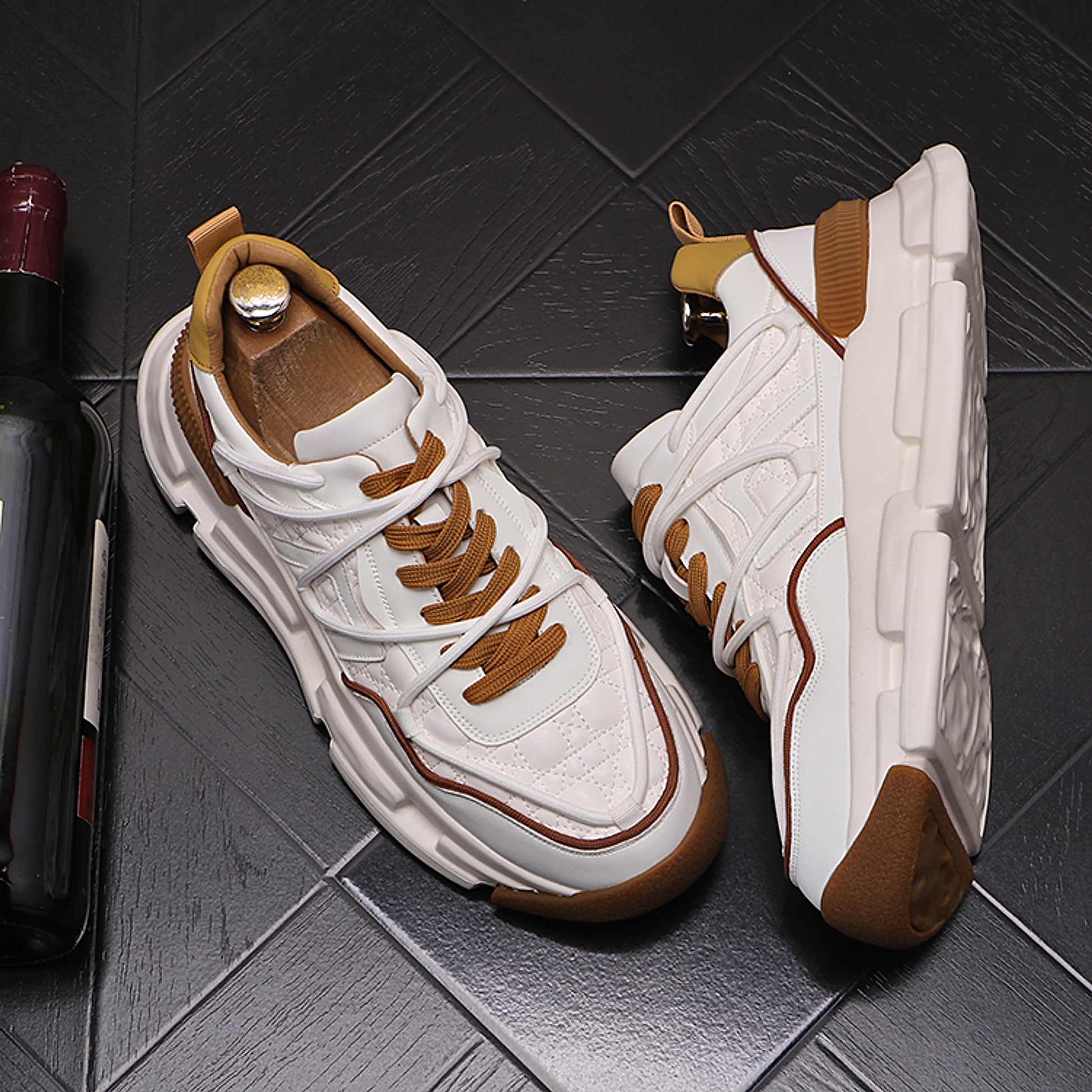 UrbanWalk™ – Colorblock Plush Winter Sneakers for Men - enhanced image 14