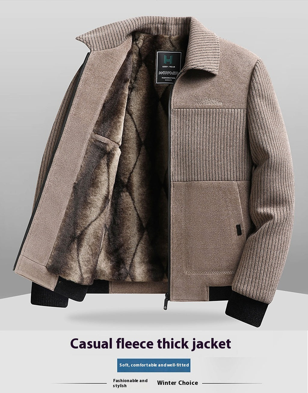 IronWool™ Padded Velvet Coat – Haute Homme Edition - enhanced image 14