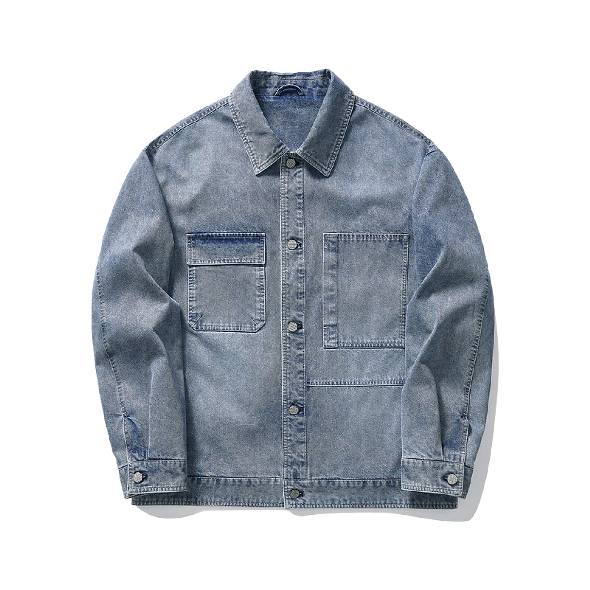 Pocket Decorative Lapel Men's Jacket - enhanced image 14