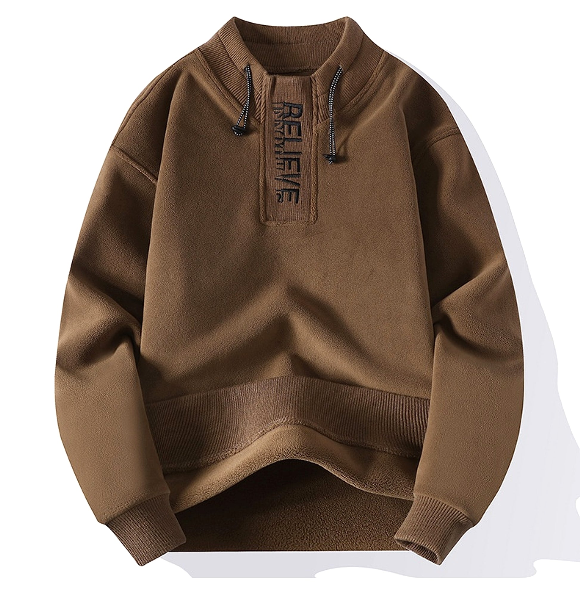 Round Neck Sweater — Men's and Women's Long Sleeves Couple Top - enhanced image 14