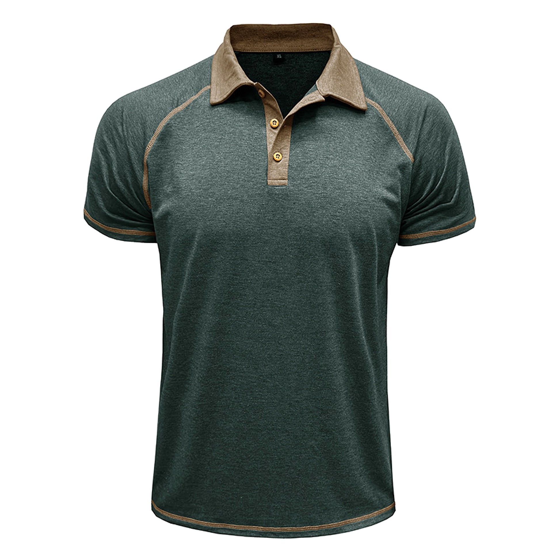 Short-sleeved Lapel T-shirt POLO Bottoming Shirt Men Clothing - enhanced image 14