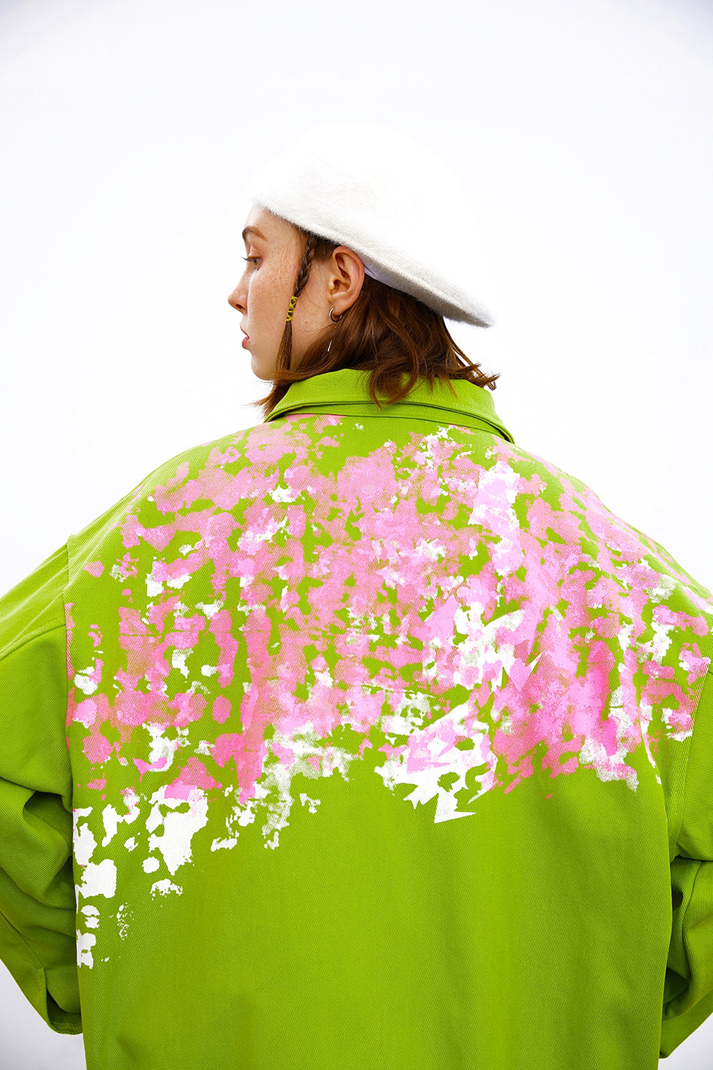 Splash-Ink Workwear Jacket for Men and Women – Modern Streetwear Style - enhanced image 14