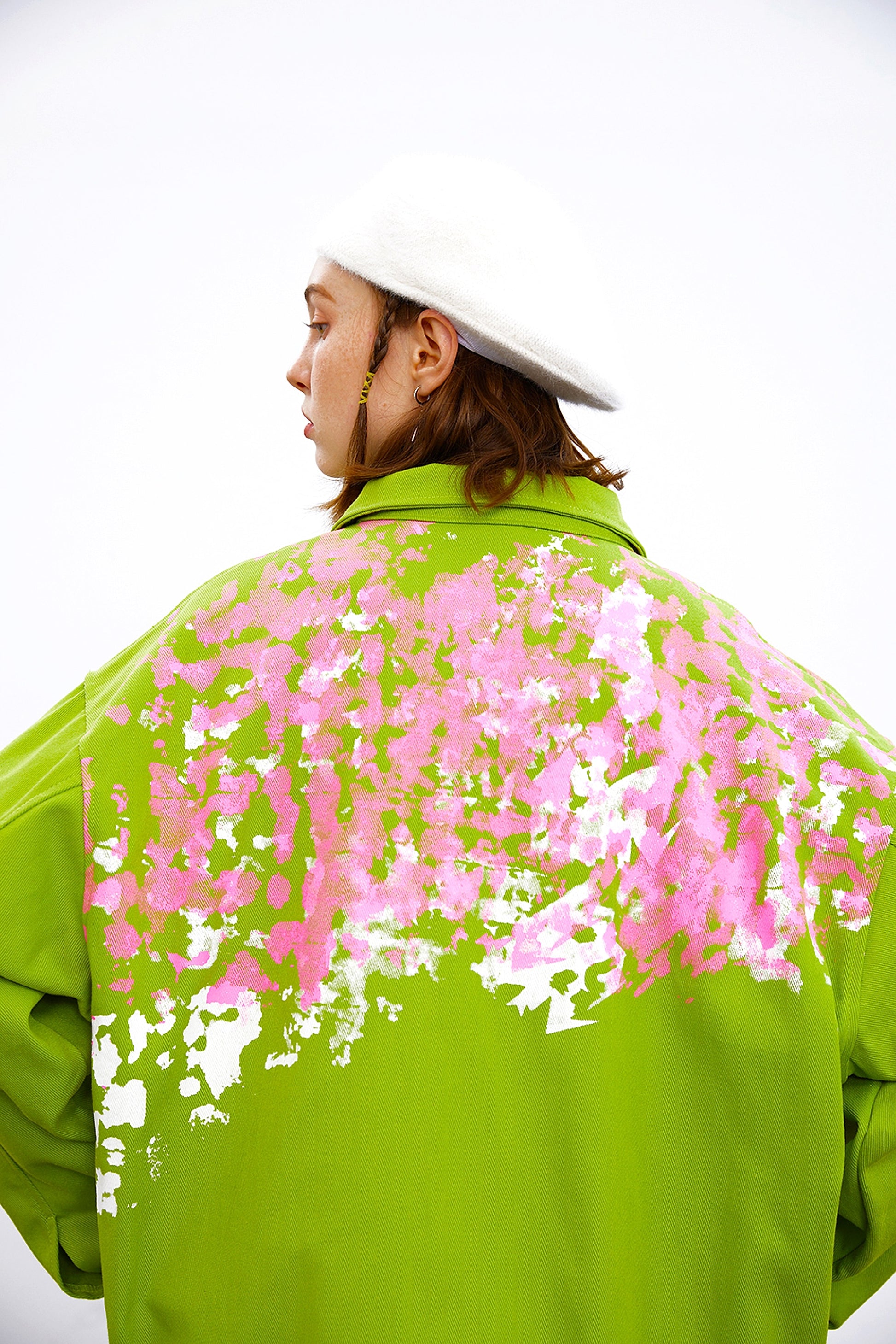 Splash-Ink Workwear Jacket for Men and Women – Modern Streetwear Style - enhanced image 14