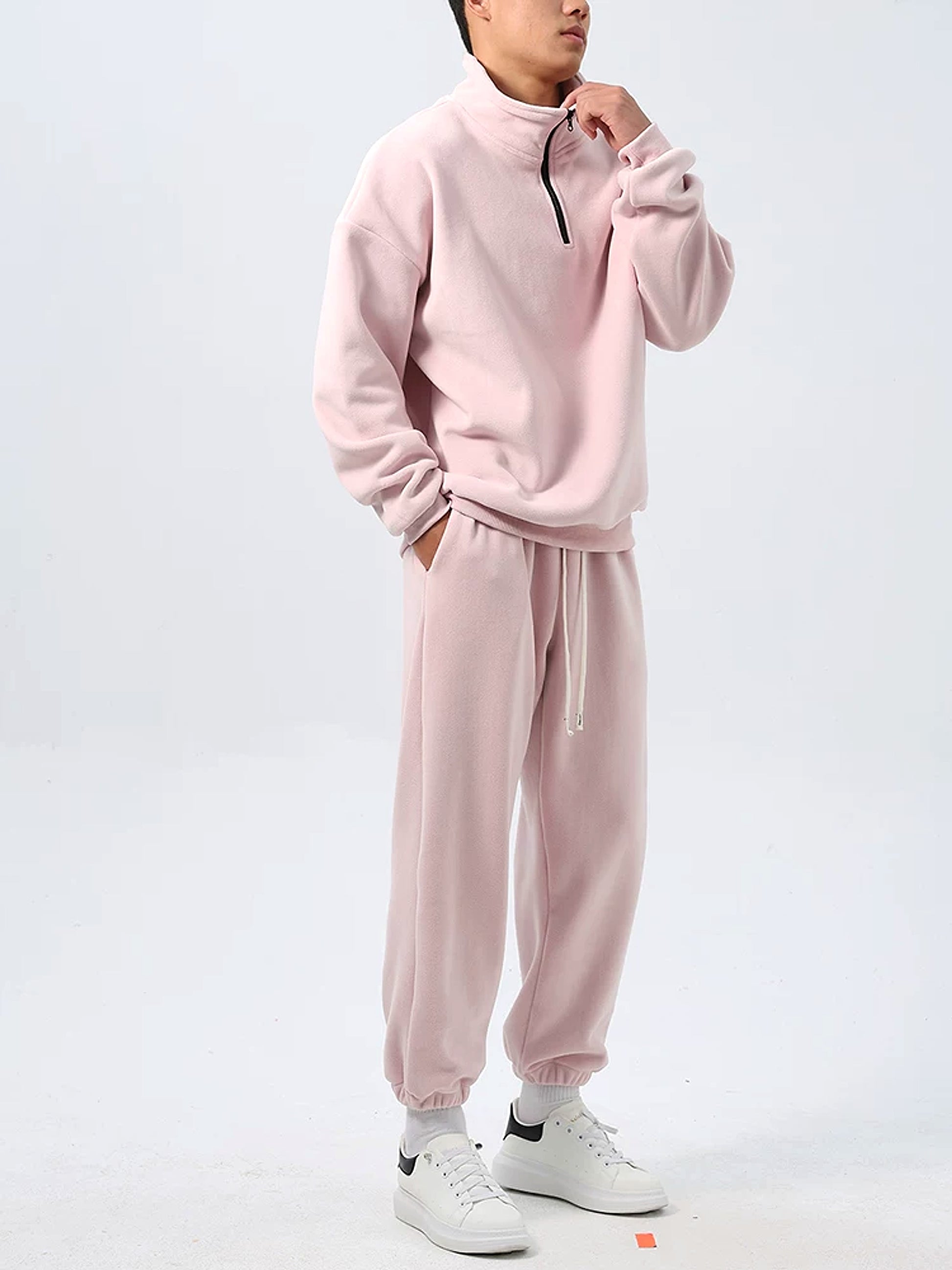 Men's Fleece Tracksuit – Wide Fit, Ultimate Comfort - enhanced image 14