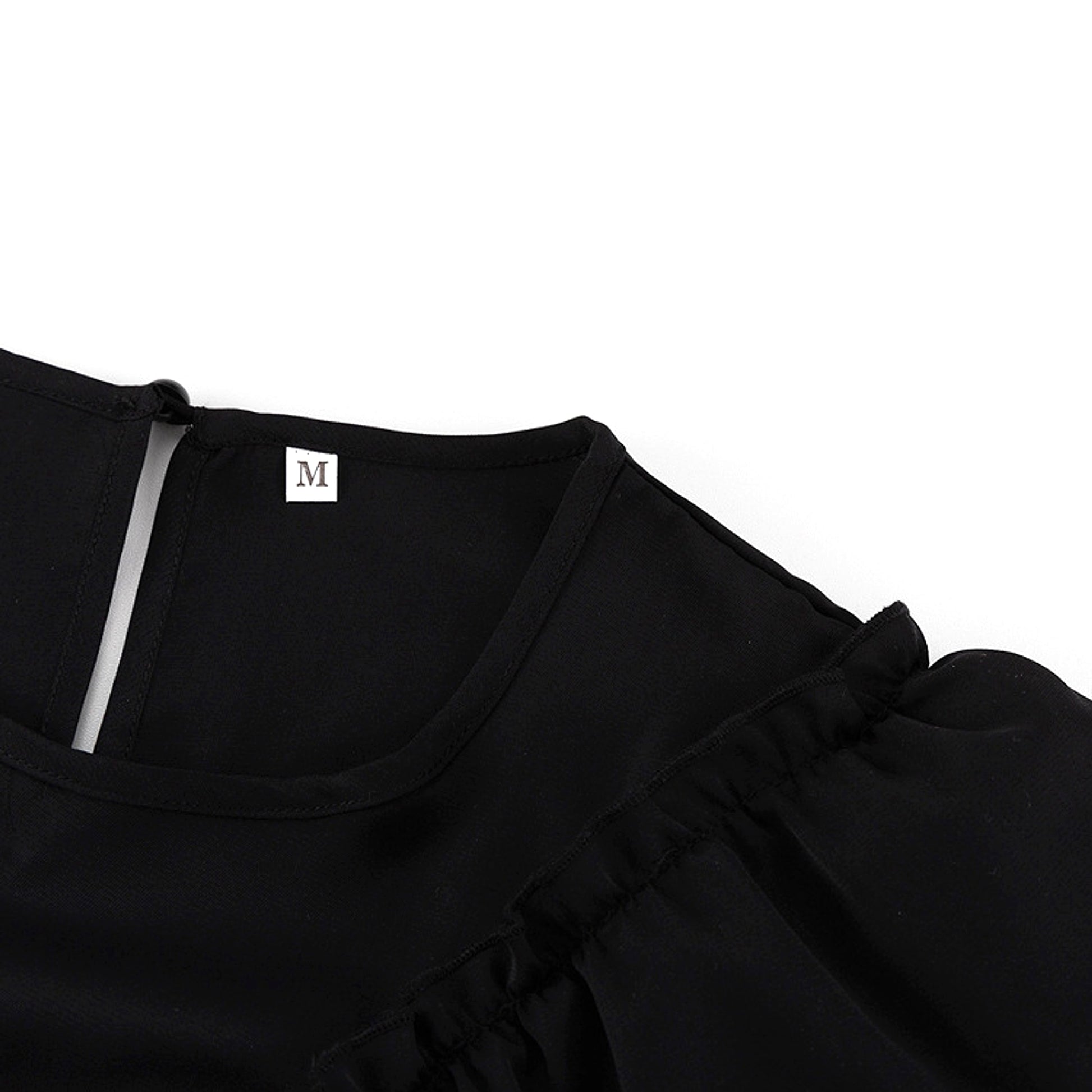 Women's Graceful And Fashionable Bell Sleeve Ruffle Dress - enhanced image 14