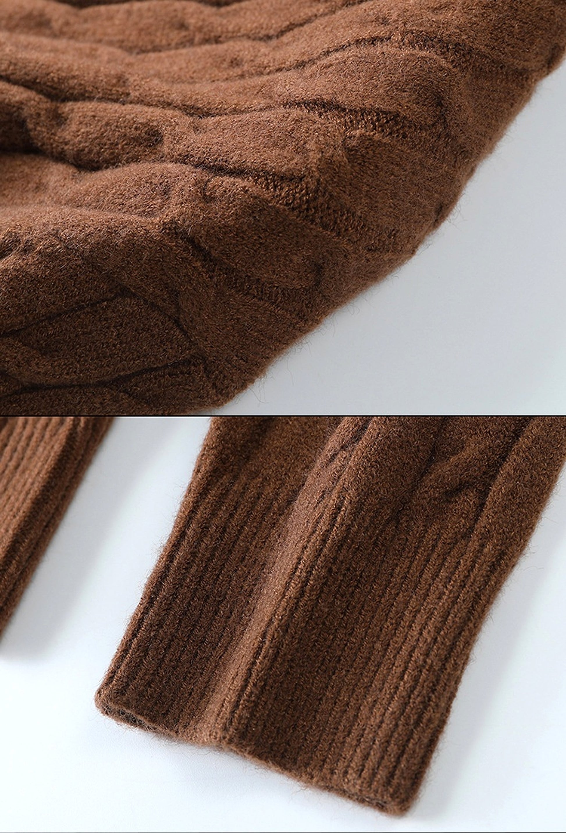 Autumn New Men's Knitwear Cardigan Casual Coat Sweater - enhanced image 15