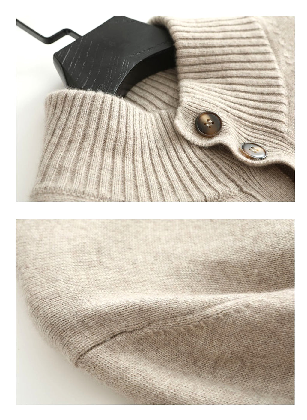 Luxe Knit Cashmere Cardigan for Men - enhanced image 15