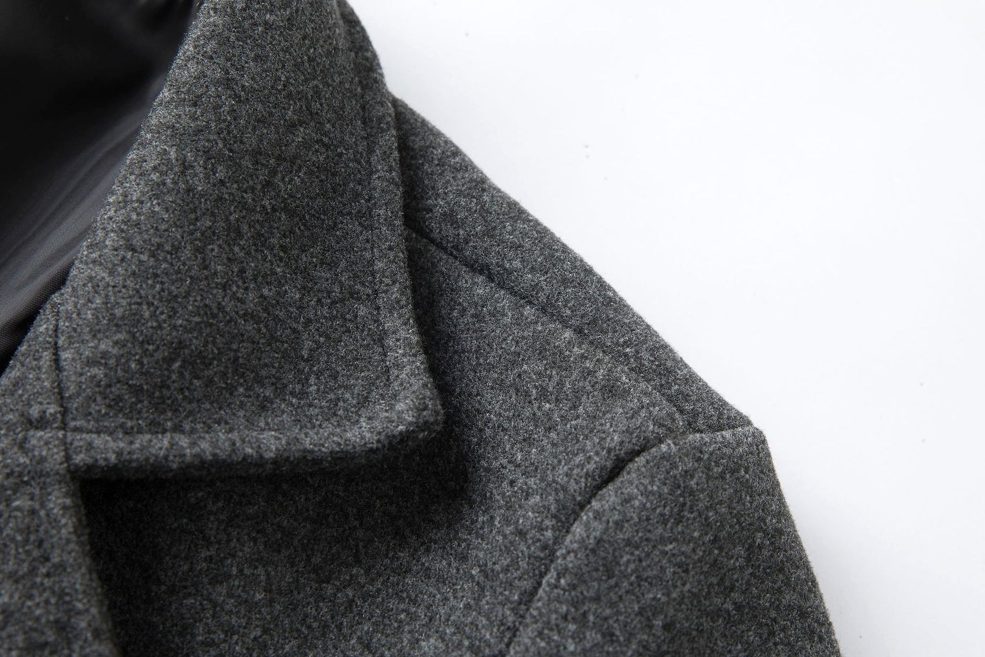 Fall Winter Men Double Breasted Mid-length Trench Coat - enhanced image 15