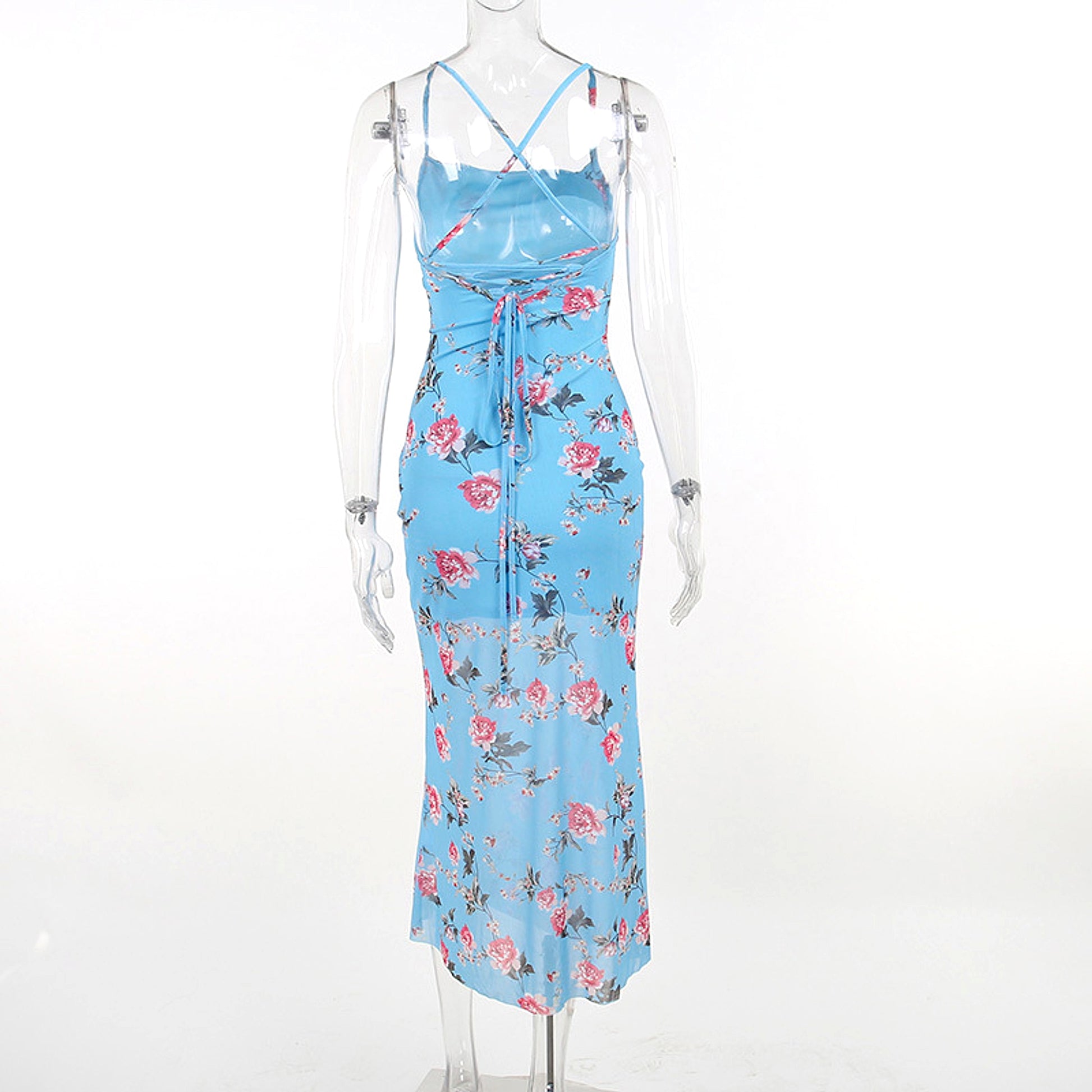Women's Wear Slim Fit Printing Slip Dress - HAUTE FEMME EDITION 25 - enhanced image 15