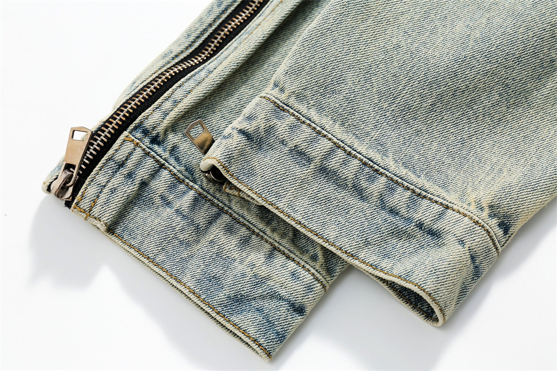 A.1  High Street Old Washing Water Denim Jacket  Women - enhanced image 15
