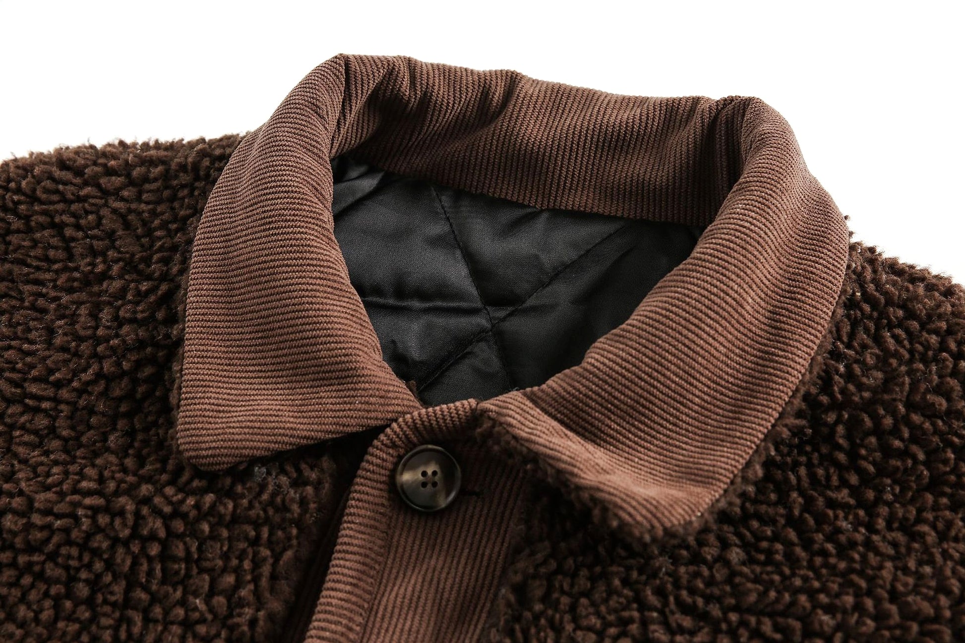 Lamb Wool Cotton Coat Thick Warm - enhanced image 15