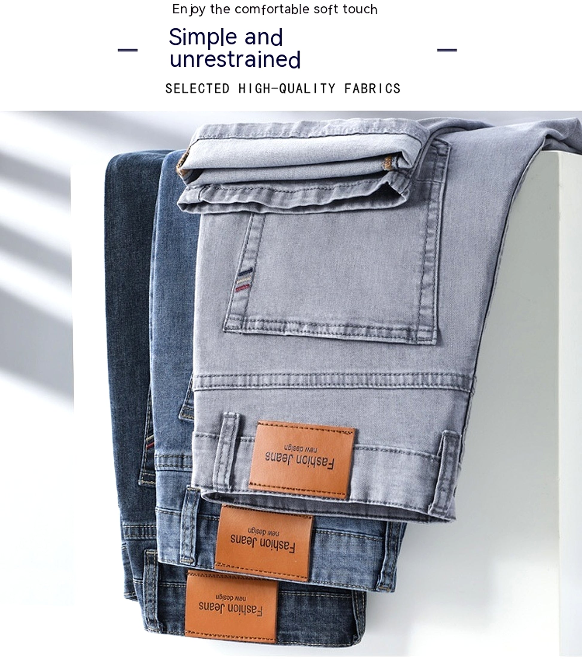 Men's Fashion Loose Casual Long Pants (Jeans & Pants) - enhanced image 15