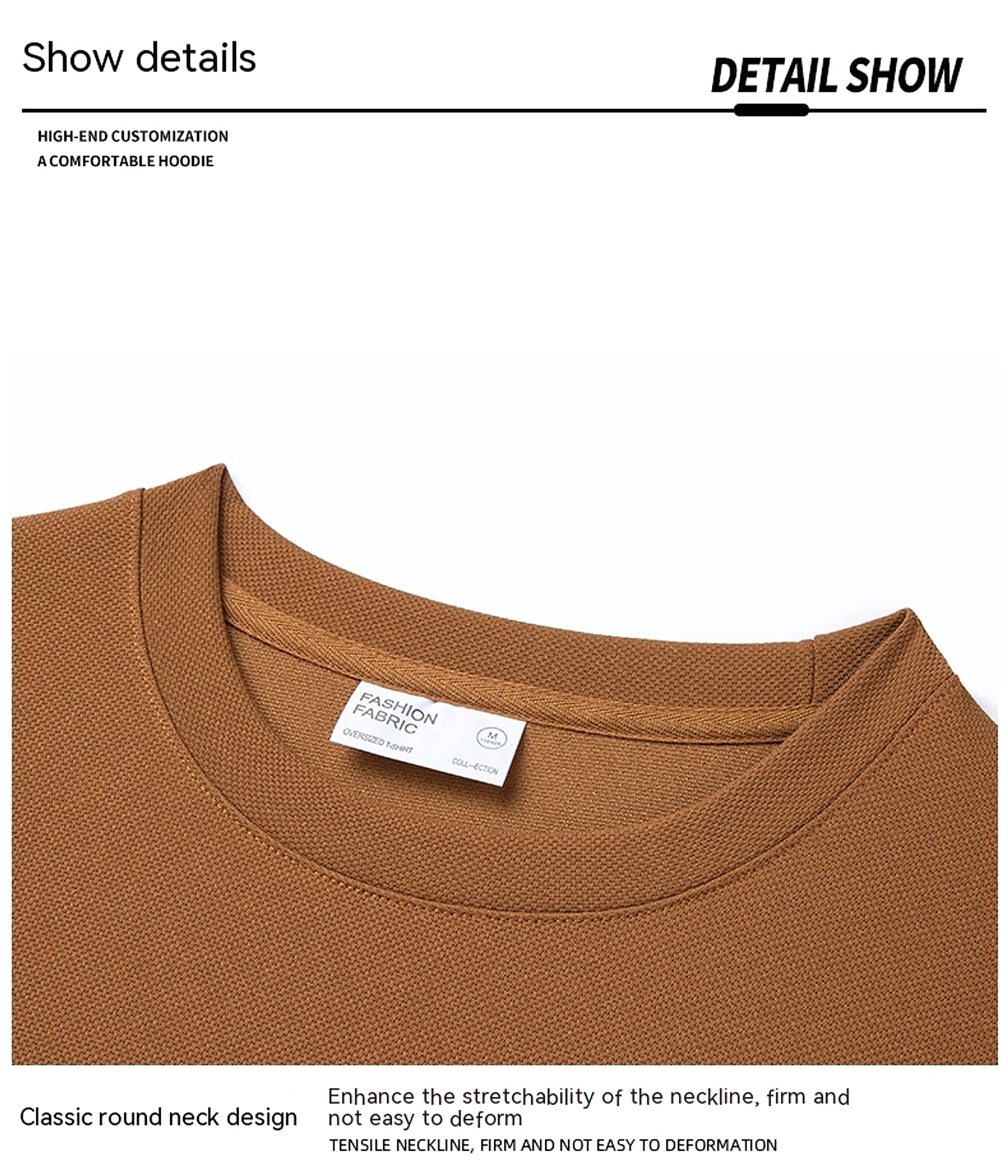 Men's Round Neck Air Layer Sweaters Menswear Youth Fashion Casual All-matching Hoodie - enhanced image 15