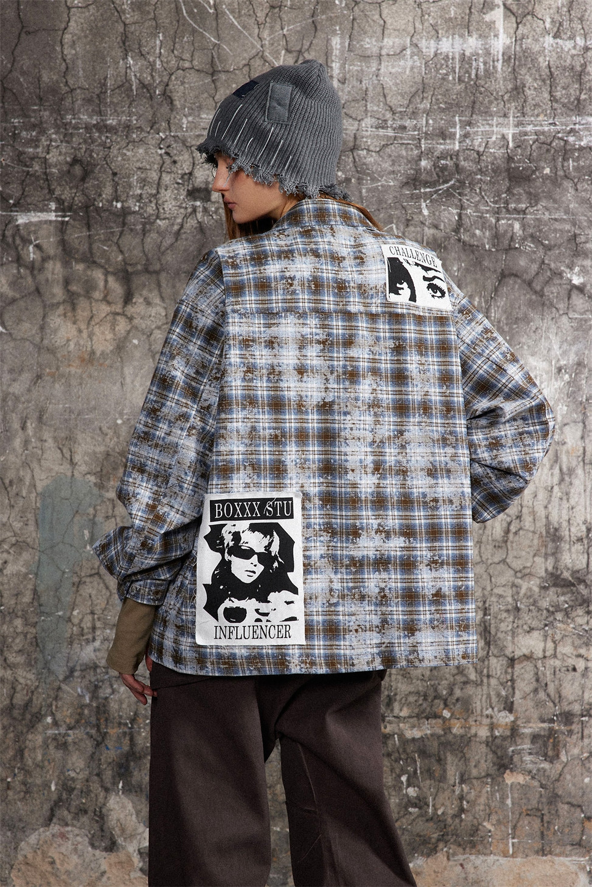 Plaid DressShirt For Women - enhanced image 15