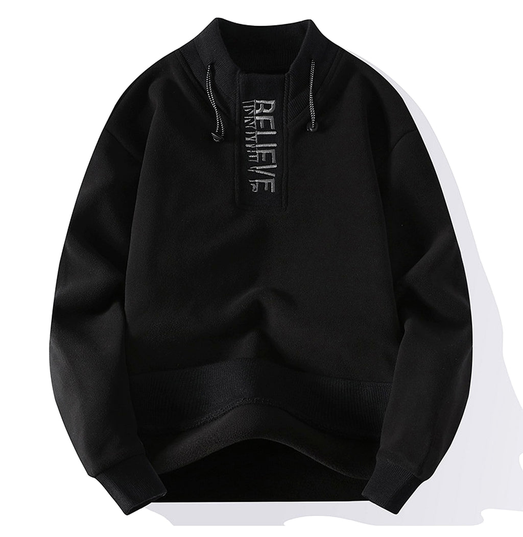 Round Neck Sweater — Men's and Women's Long Sleeves Couple Top - enhanced image 15
