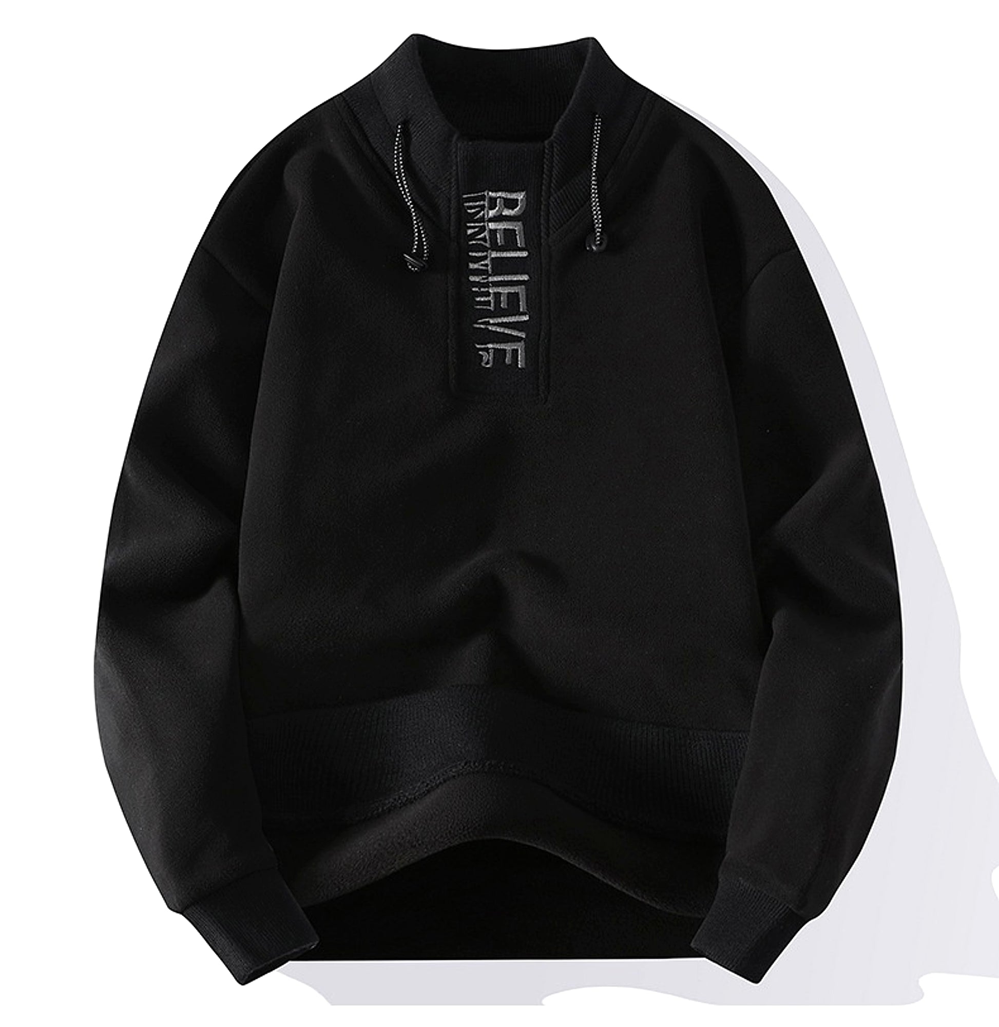 Round Neck Sweater — Men's and Women's Long Sleeves Couple Top - enhanced image 15