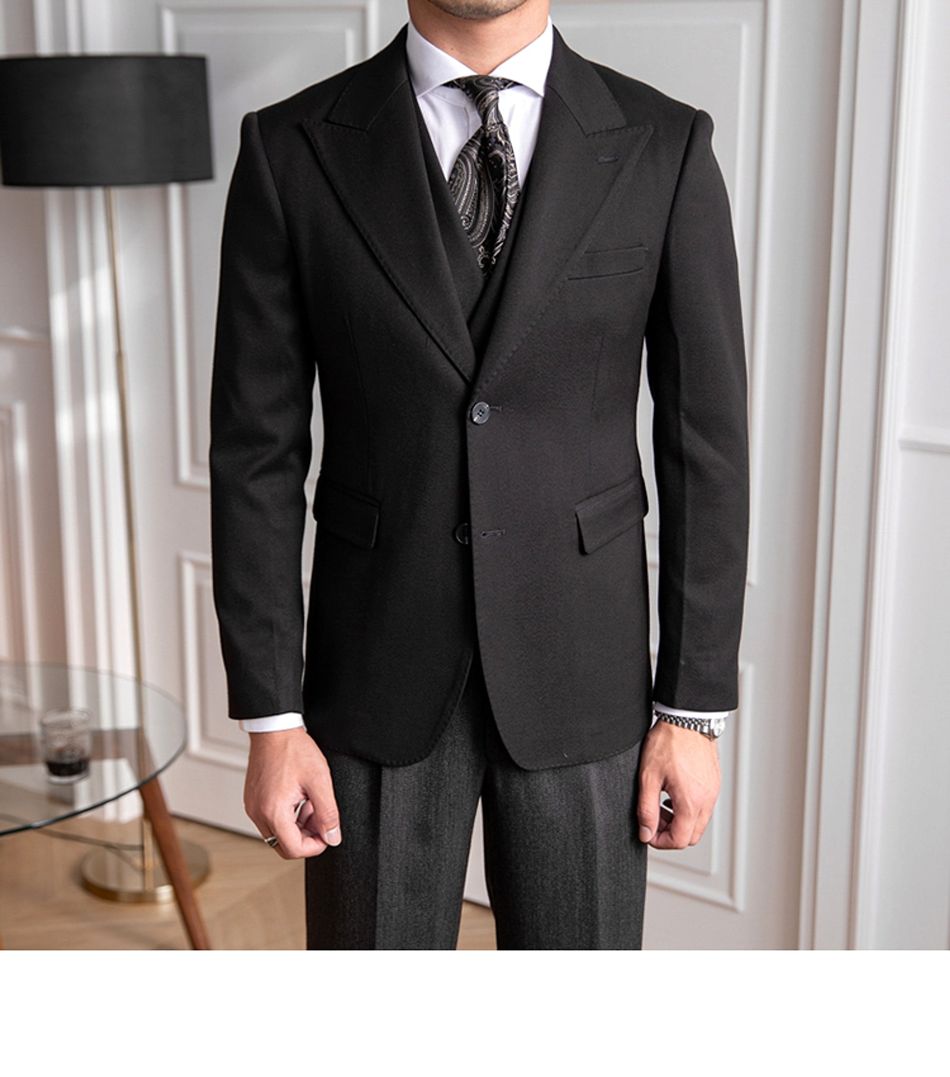 RoyalForm™ Men's Business Jacket – British Tailored Fit - enhanced image 15