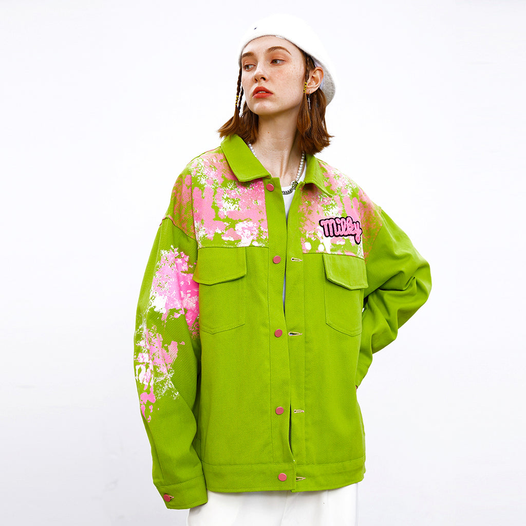 Splash-Ink Workwear Jacket for Men and Women – Modern Streetwear Style - enhanced image 15
