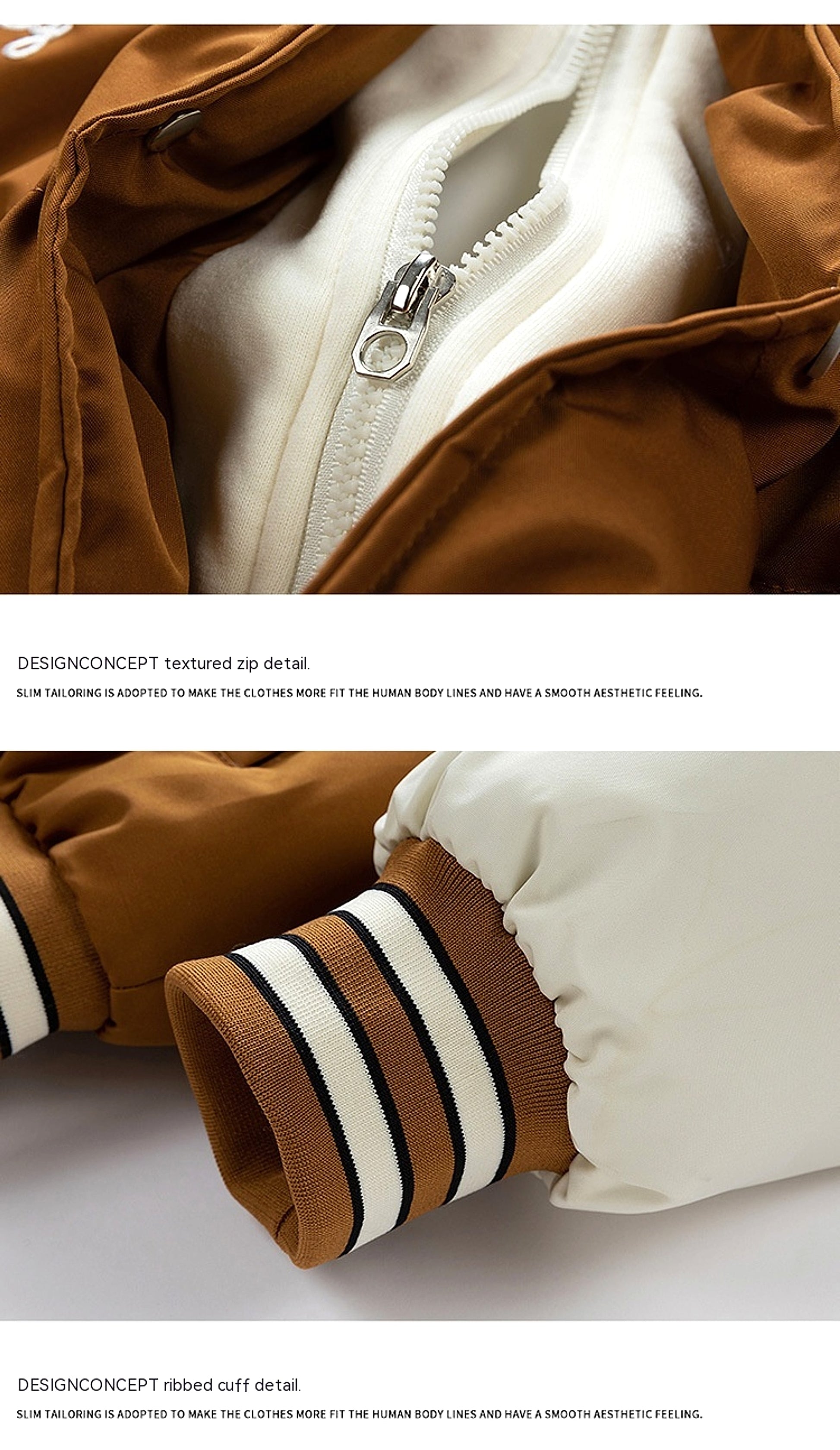 Thickened Down Cotton Jacket With Hood And Two Fake Pieces Men - enhanced image 15