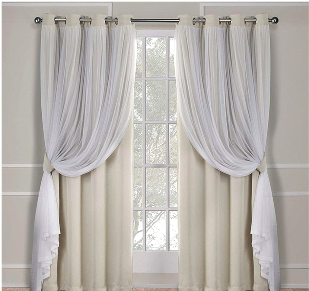 Velura™ – Double Layer Lace-Trim Blackout Curtain - enhanced image 15