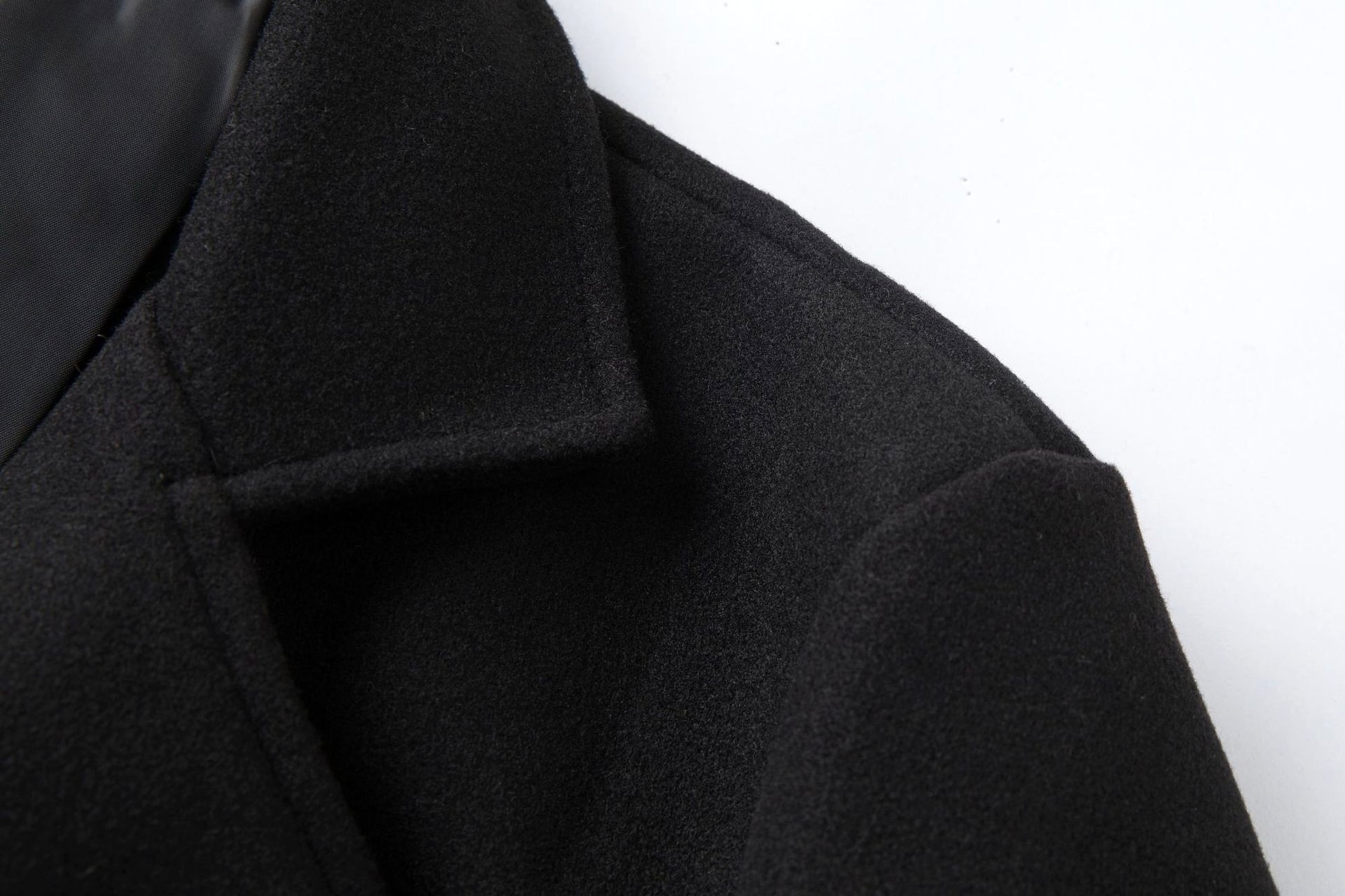 Fall Winter Men Double Breasted Mid-length Trench Coat - enhanced image 16
