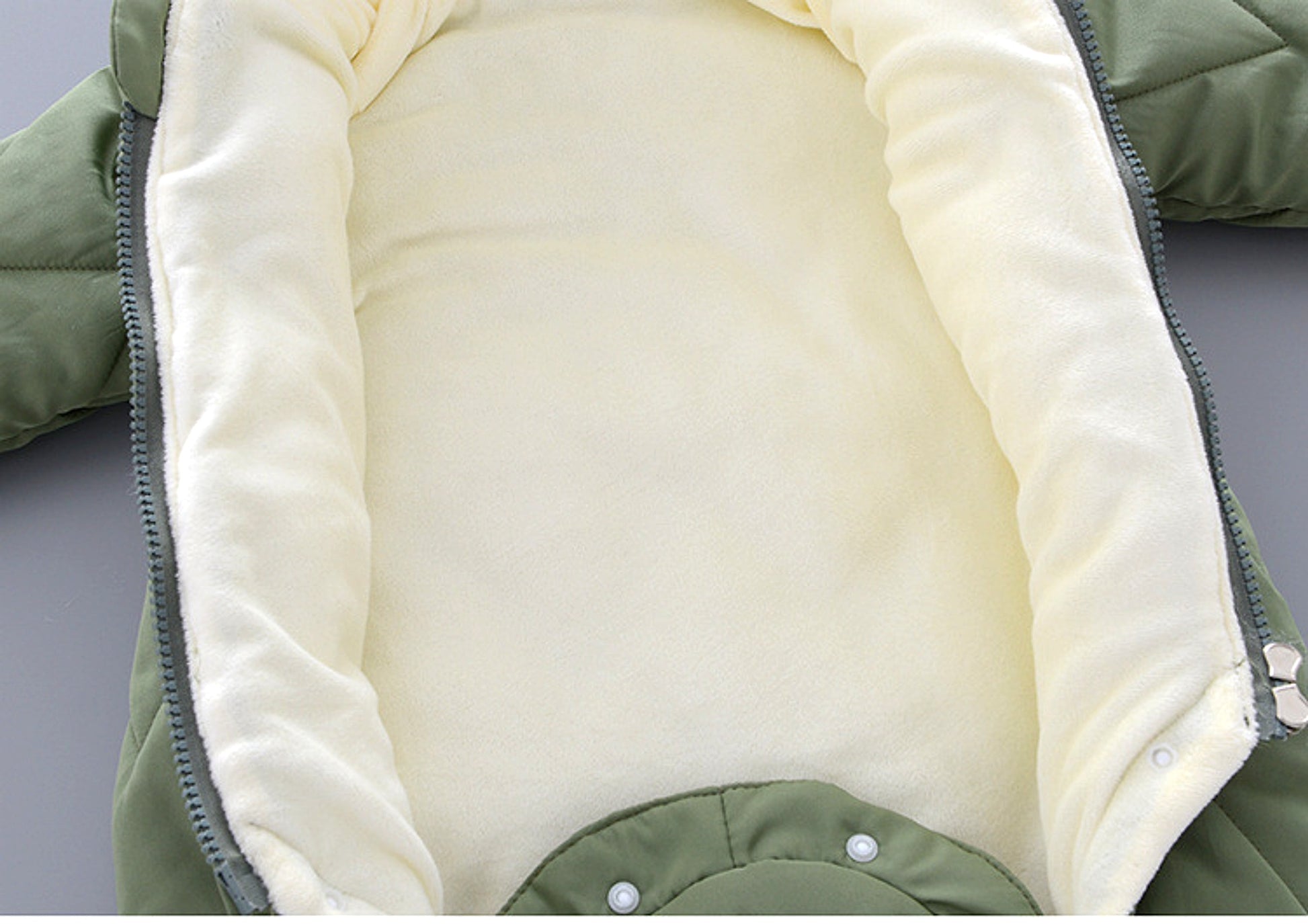 FrostNest™ – Padded Baby Winter Romper with Hat - enhanced image 16