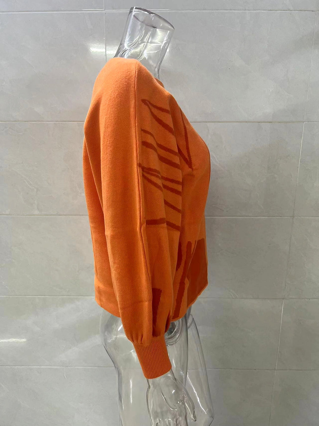Loose Pullover Knitting Sweater Women - enhanced image 16