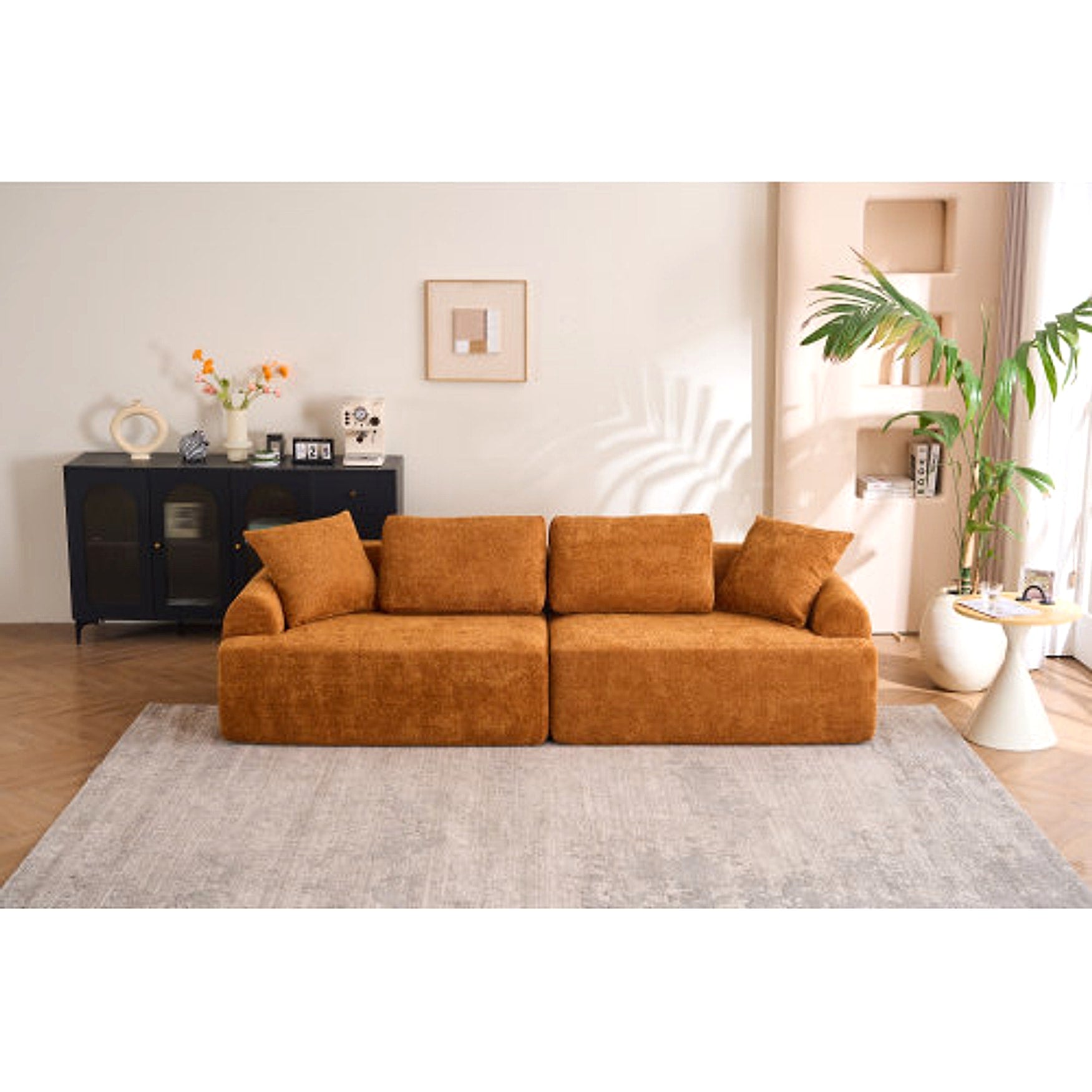 LuxeLiving™ – 4‑Seater Compression Sofa with Pillows (US Warehouse) - enhanced image 16