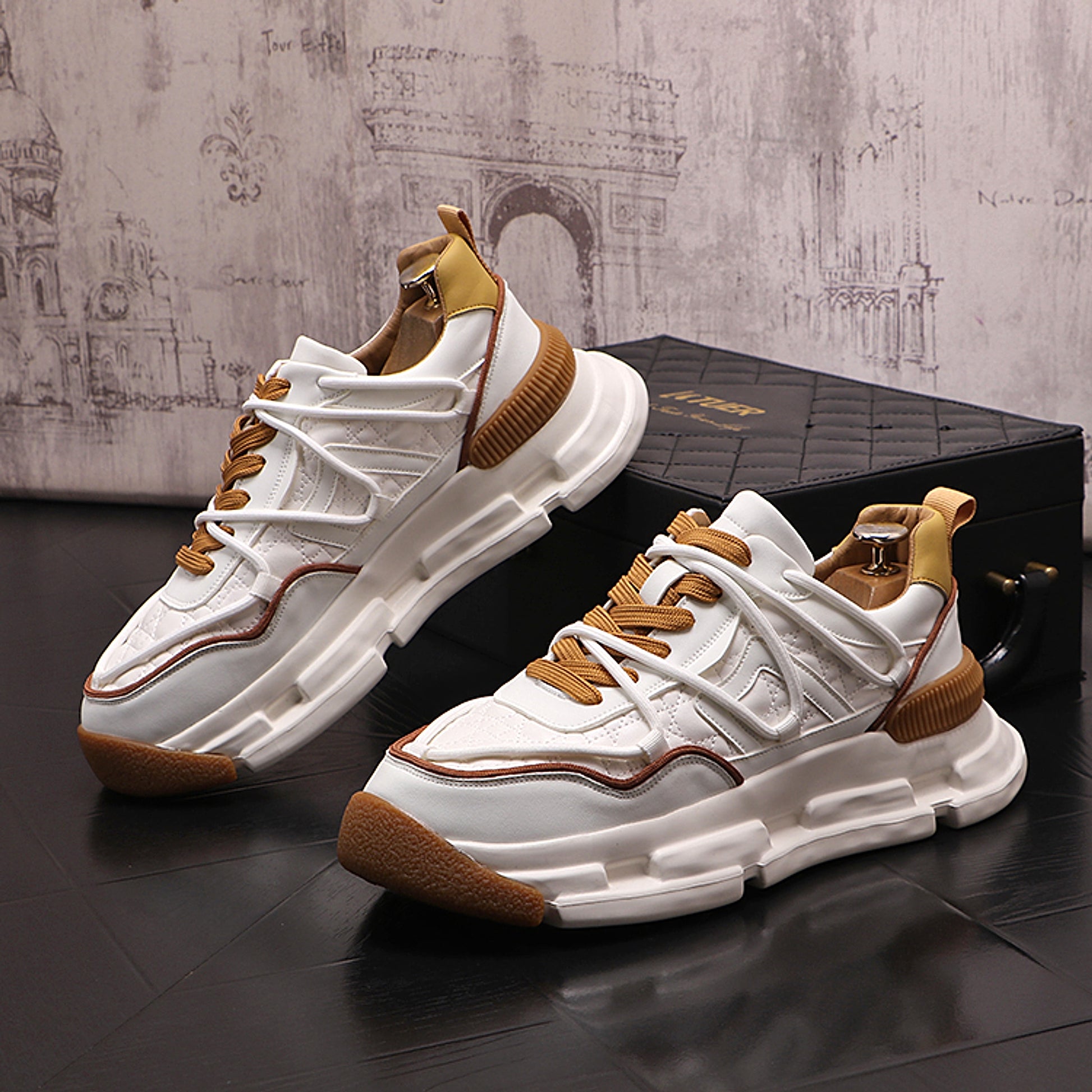 UrbanWalk™ – Colorblock Plush Winter Sneakers for Men - enhanced image 16