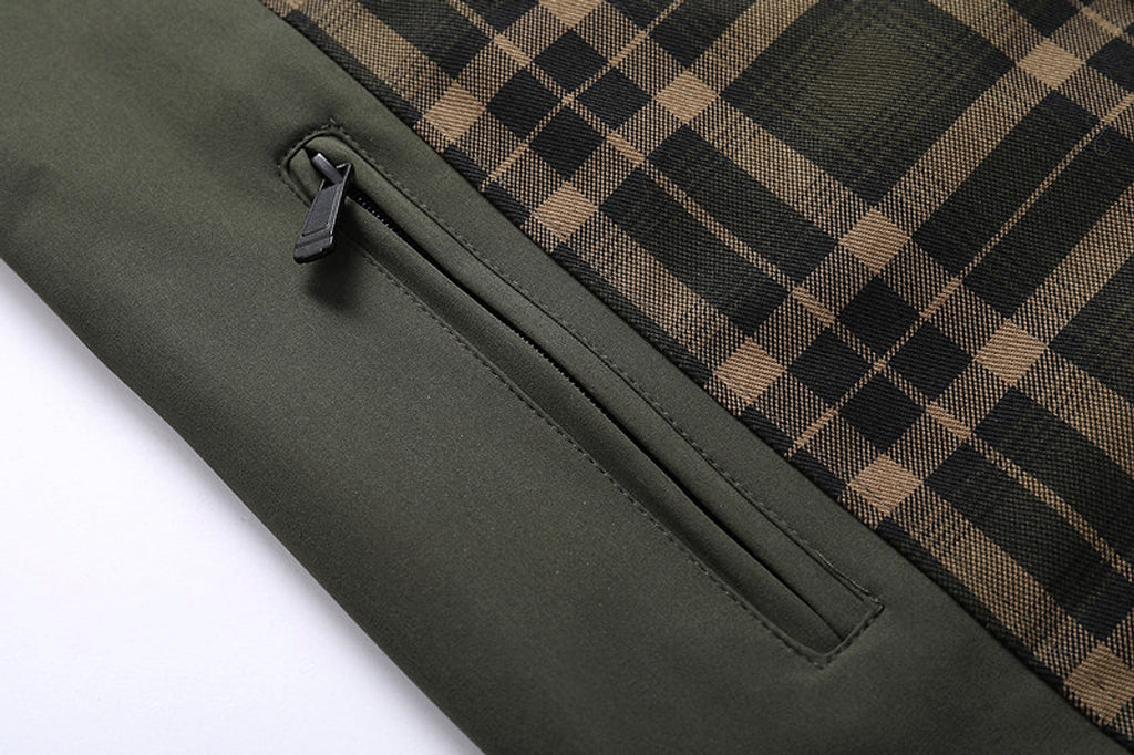 A.1 Men's Fashion Casual Plaid Shirt Jacket - enhanced image 16