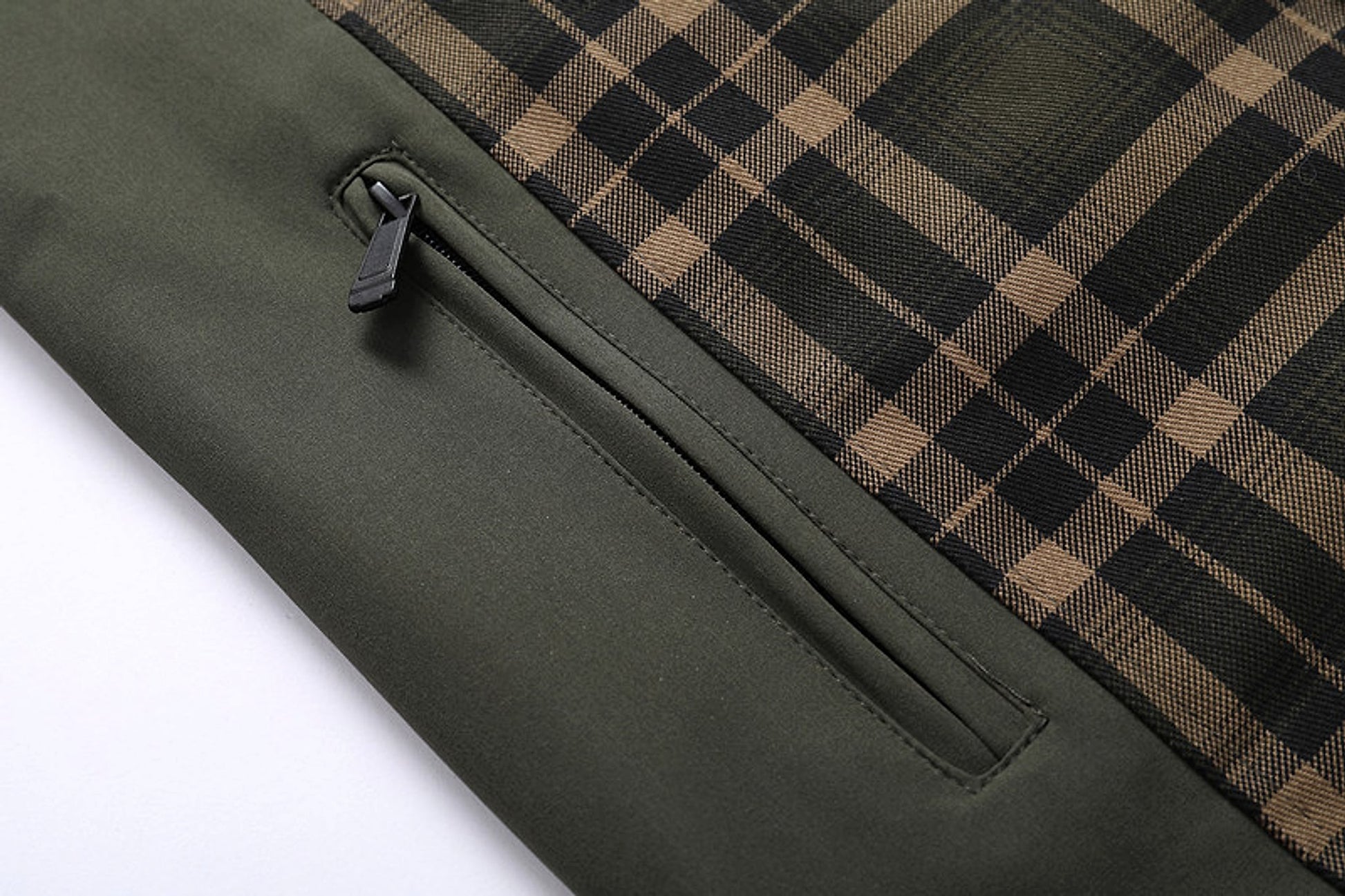A.1 Men's Fashion Casual Plaid Shirt Jacket - enhanced image 16