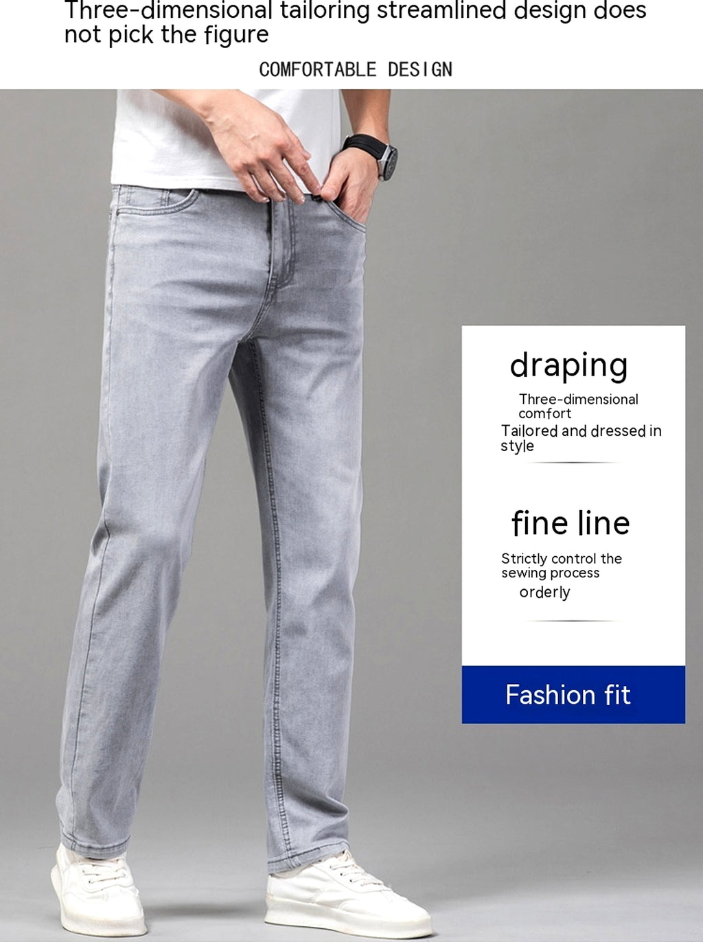 Men's Fashion Loose Casual Long Pants (Jeans & Pants) - enhanced image 16