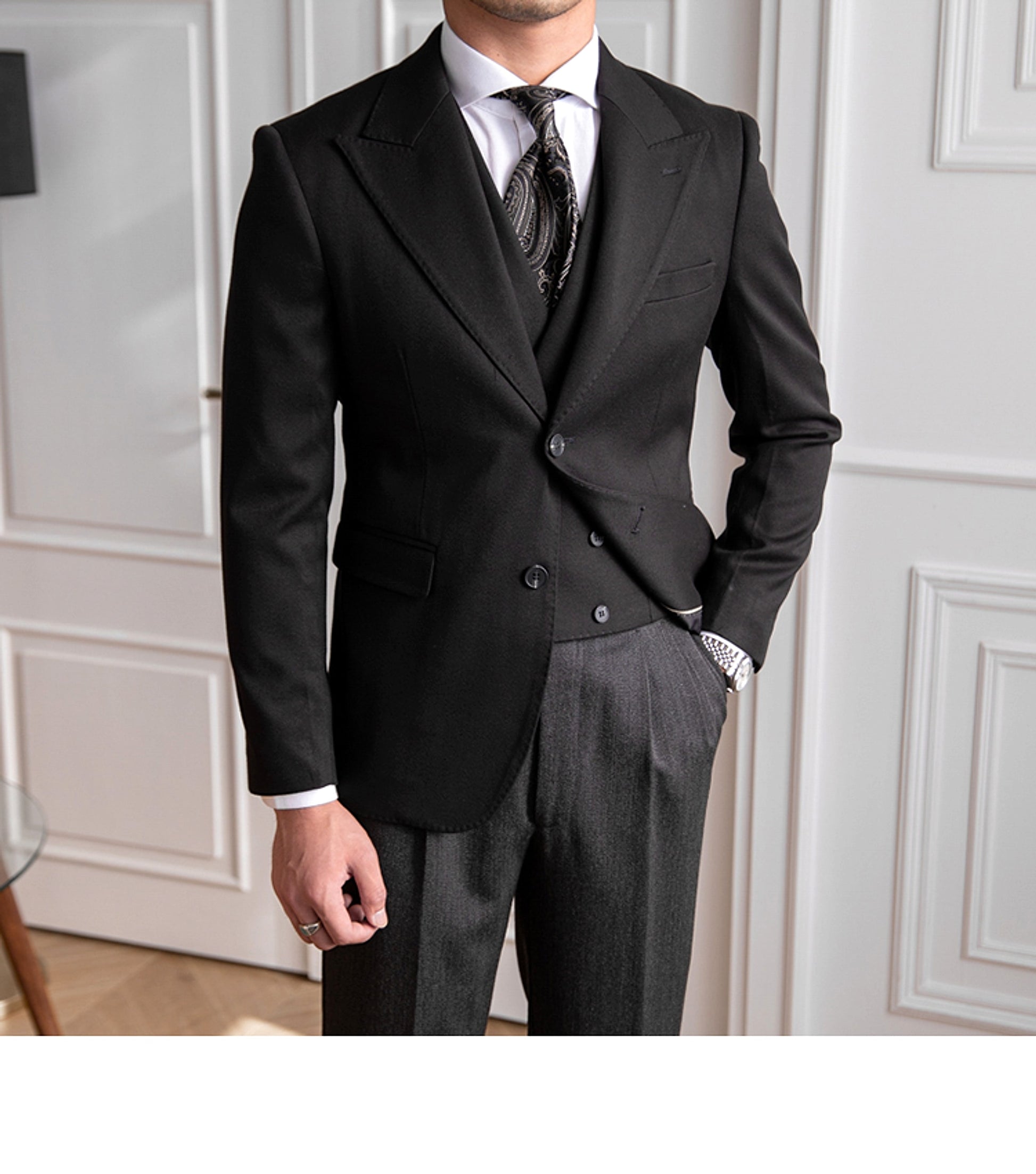 RoyalForm™ Men's Business Jacket – British Tailored Fit - enhanced image 16