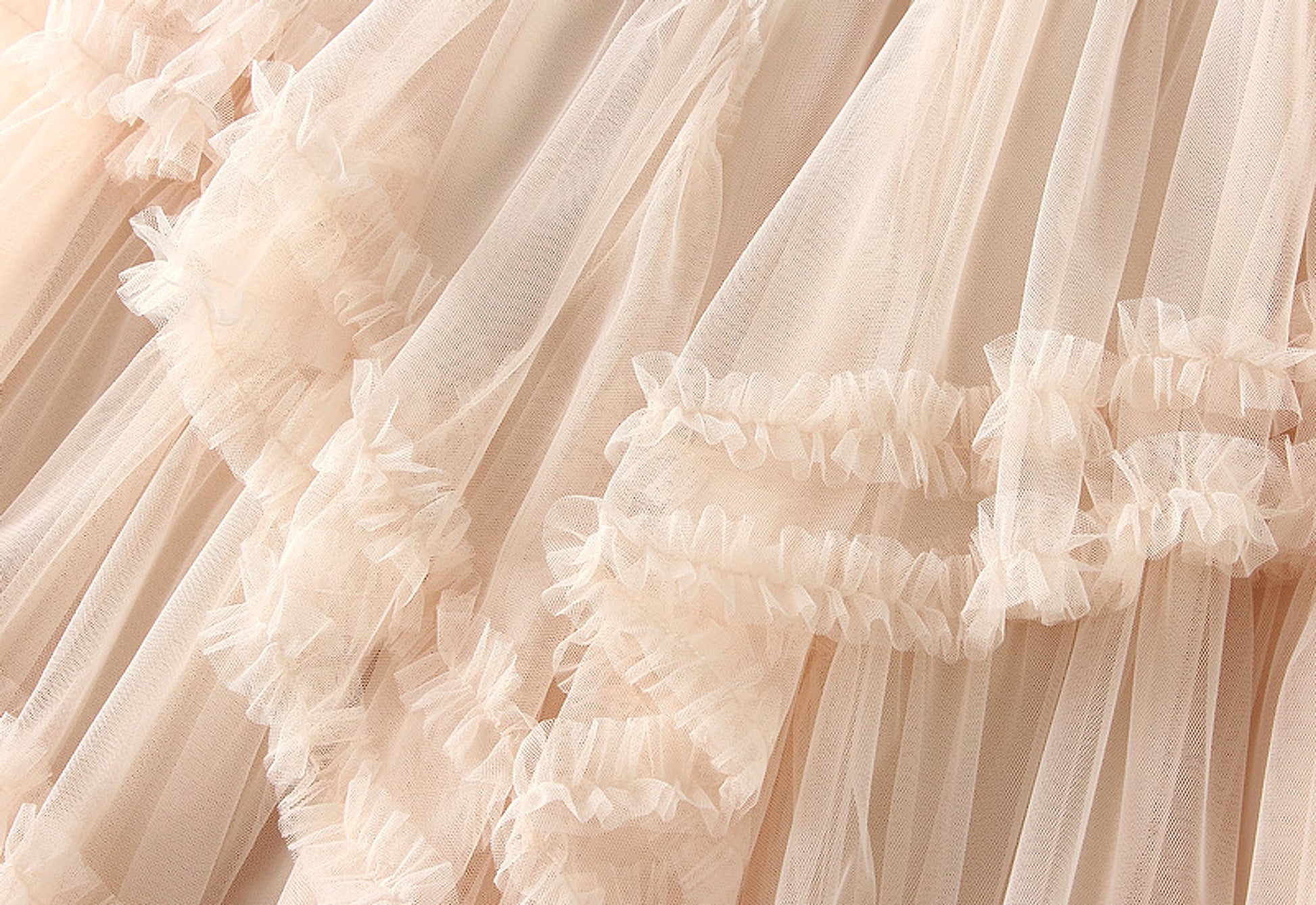 Slimming Multi-layer High-grade Gauze Skirt High-grade Skirt - enhanced image 16