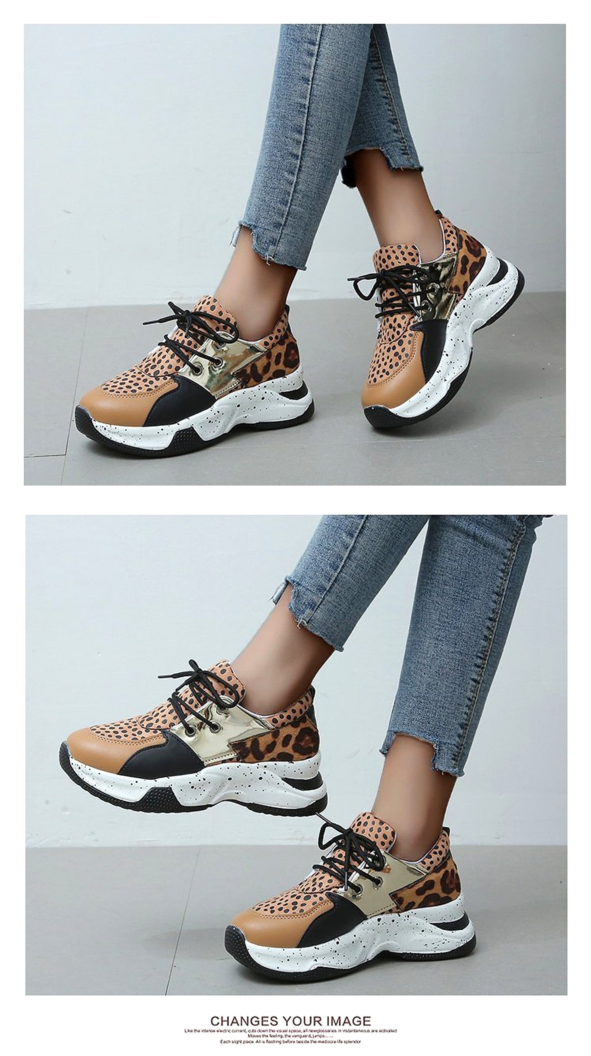 WILDWALK™ PrintRun – Leopard Print Sneakers for Women with Sporty Flair - enhanced image 16