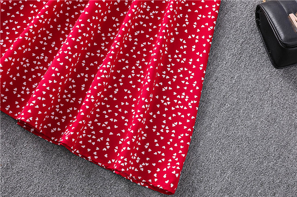 Women's Polka Dot Chiffon Loose And Versatile Dress - enhanced image 16
