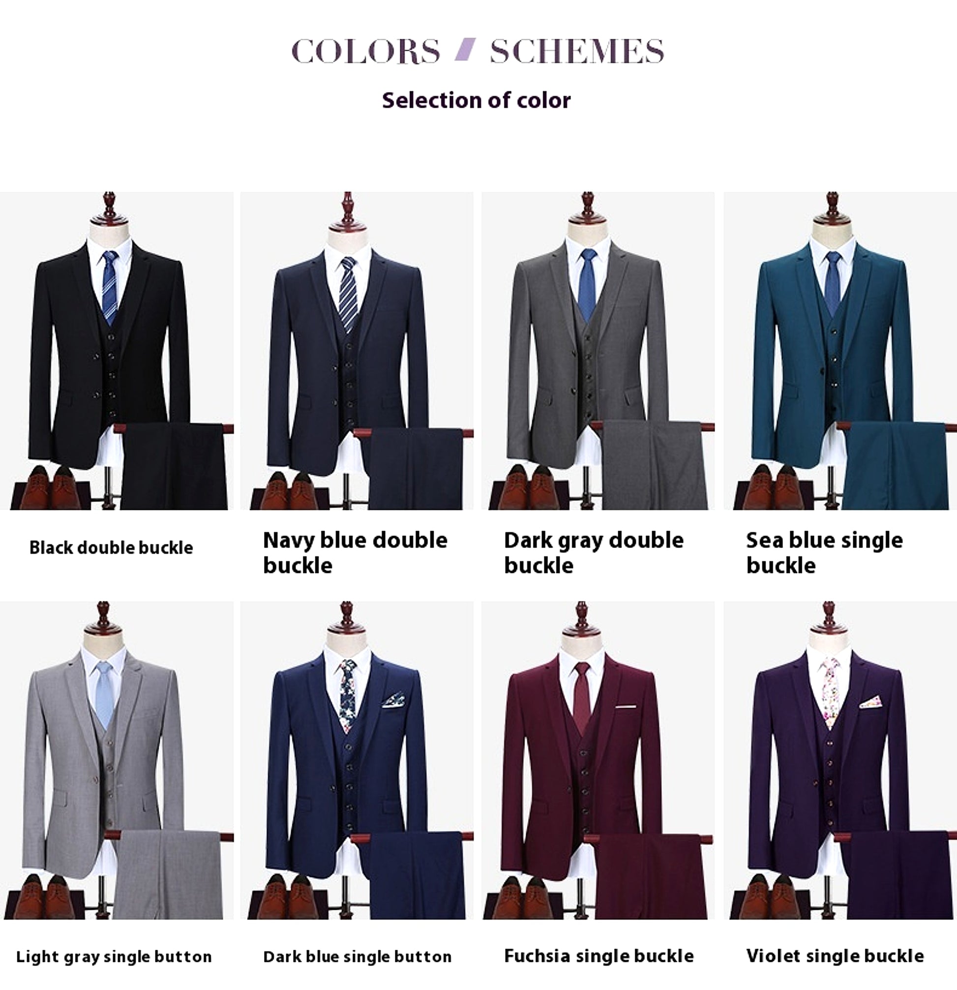 Veridien™ – Korean Slim Fit 3-Piece Suit - enhanced image 17