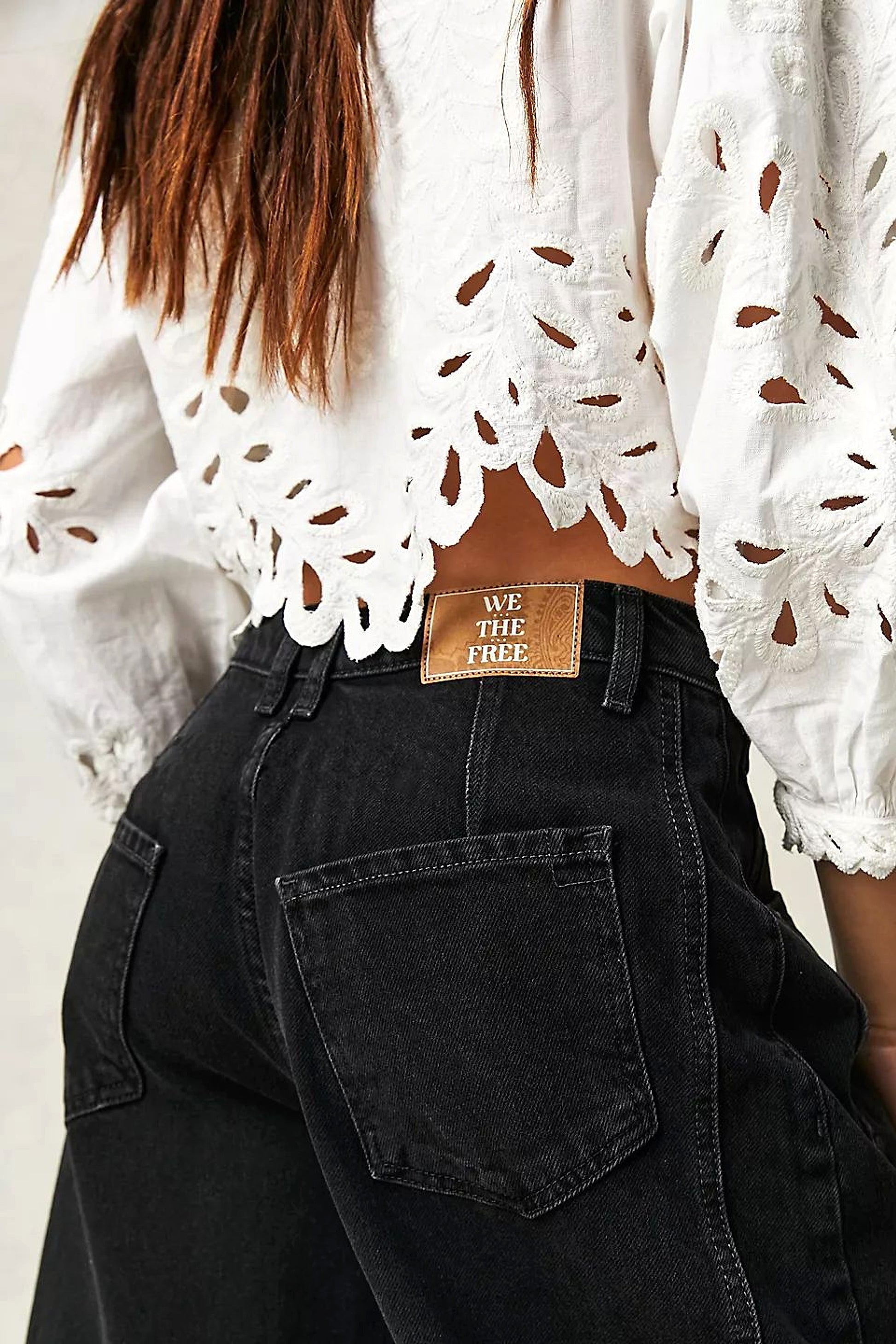 European And American Fashion Casual Women's Loose Wide-leg Pants Low Waist Washed Old - enhanced image 17