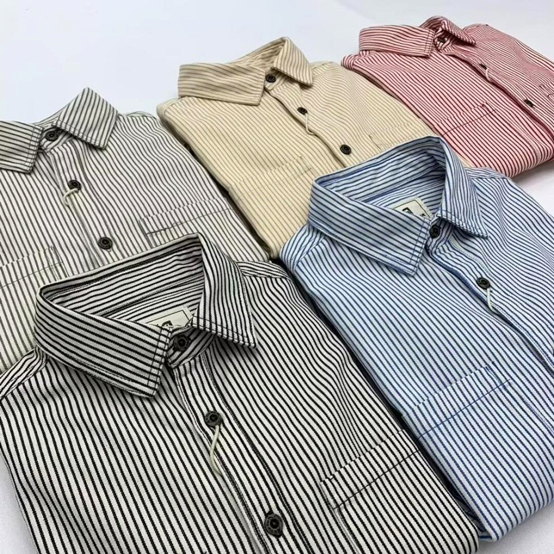 Letter Long Sleeve Loose Boys Summer Trendy All-match Casual DressShirt - enhanced image 17