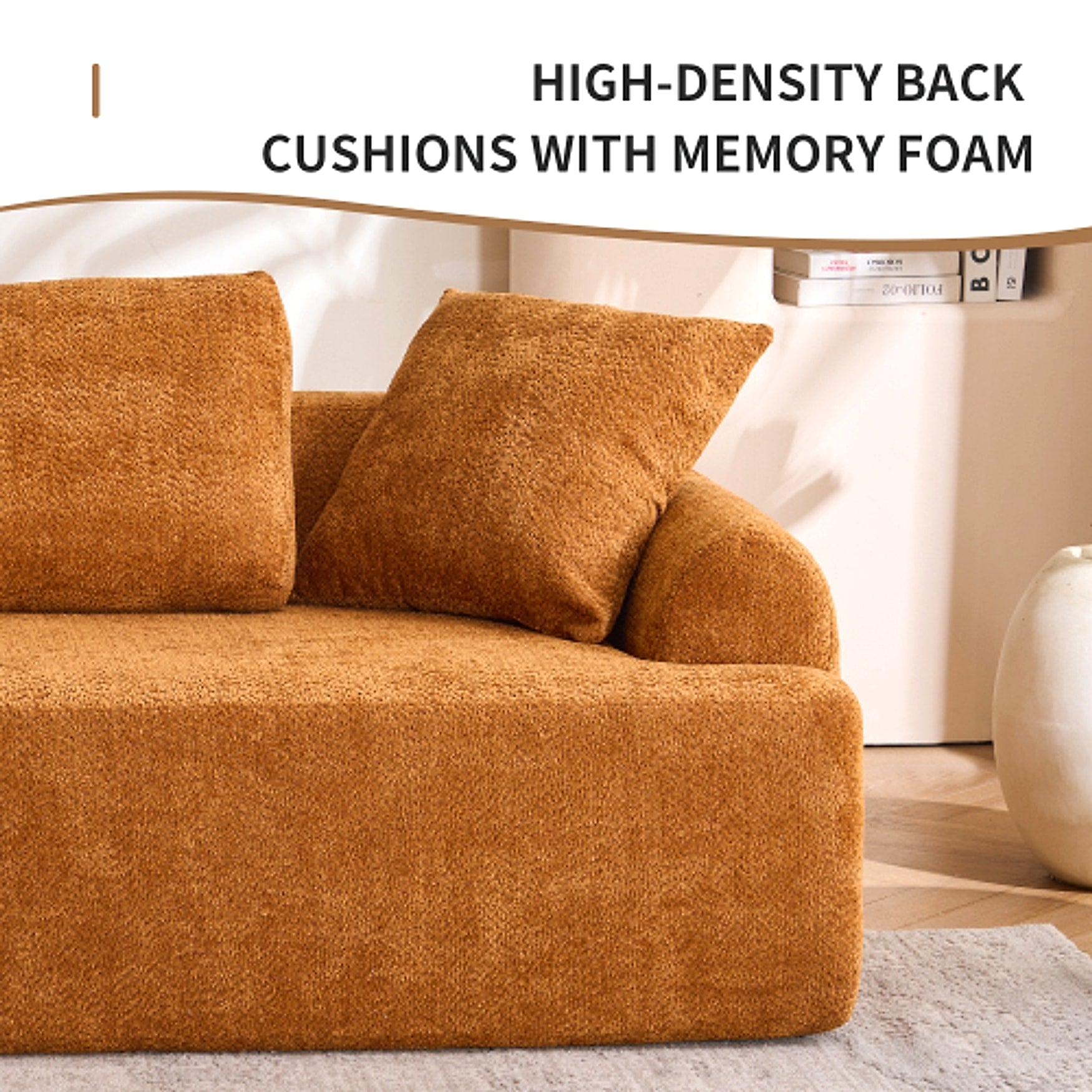 LuxeLiving™ – 4‑Seater Compression Sofa with Pillows (US Warehouse) - enhanced image 17