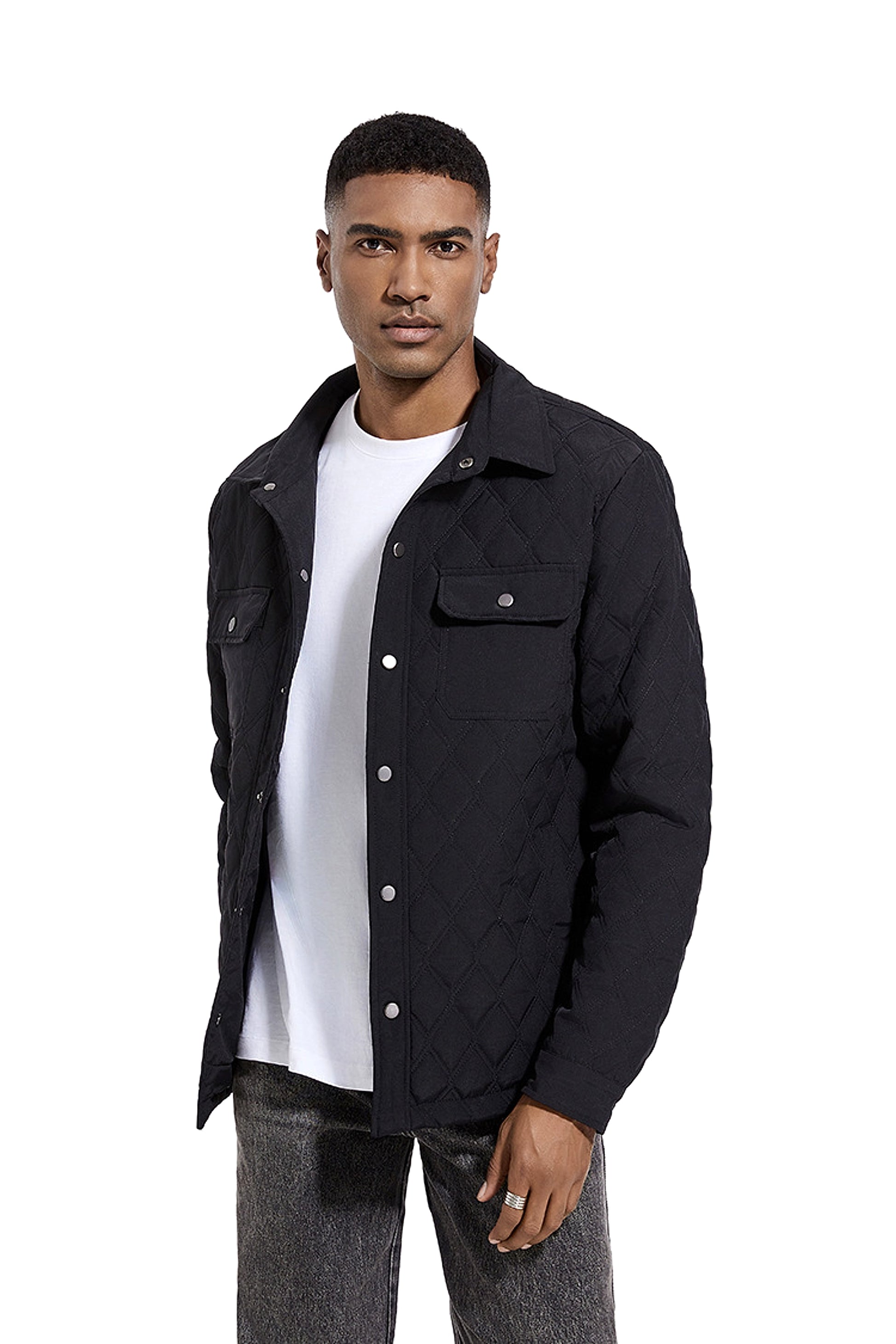 Men's Fashion Jacket Business Jacket Cotton Jacket - enhanced image 17