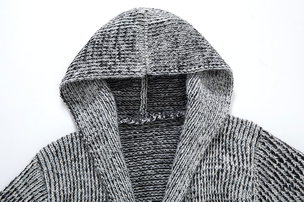 Men's Sweater European And American Style Mid-length Cardigan - enhanced image 17