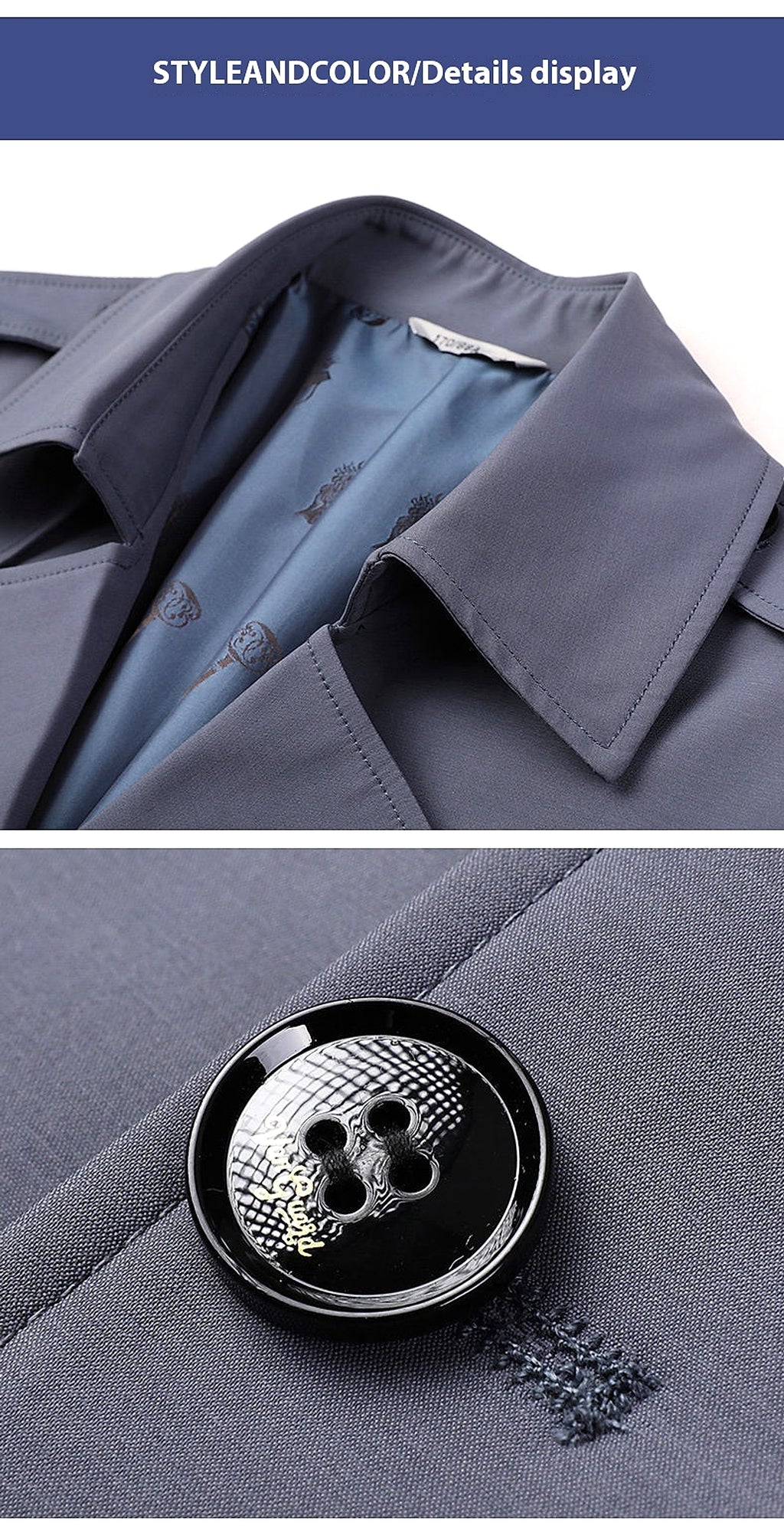 UrbanLayer™ – Mid-Length Trench Coat for Men - enhanced image 17